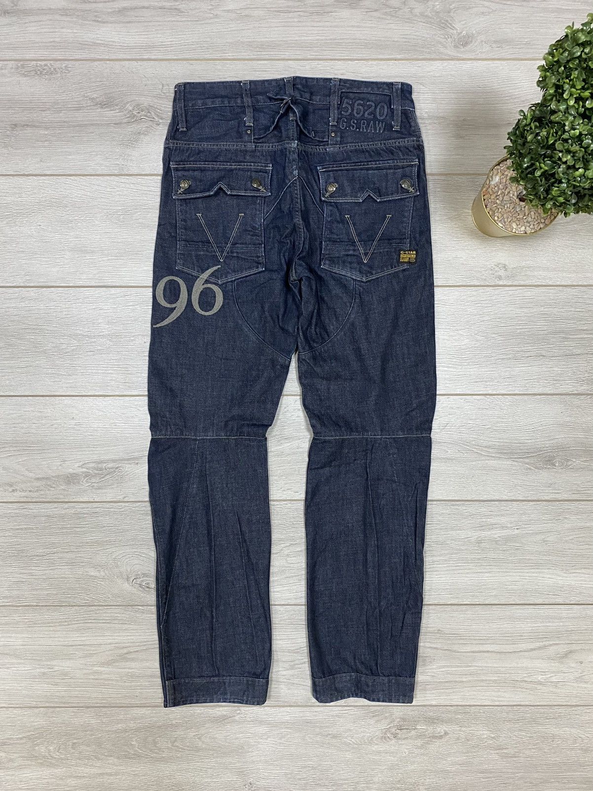 G-Star G star RAW tarred embro cargo jeans denim Size US 32 / EU 48 - 3 Thumbnail