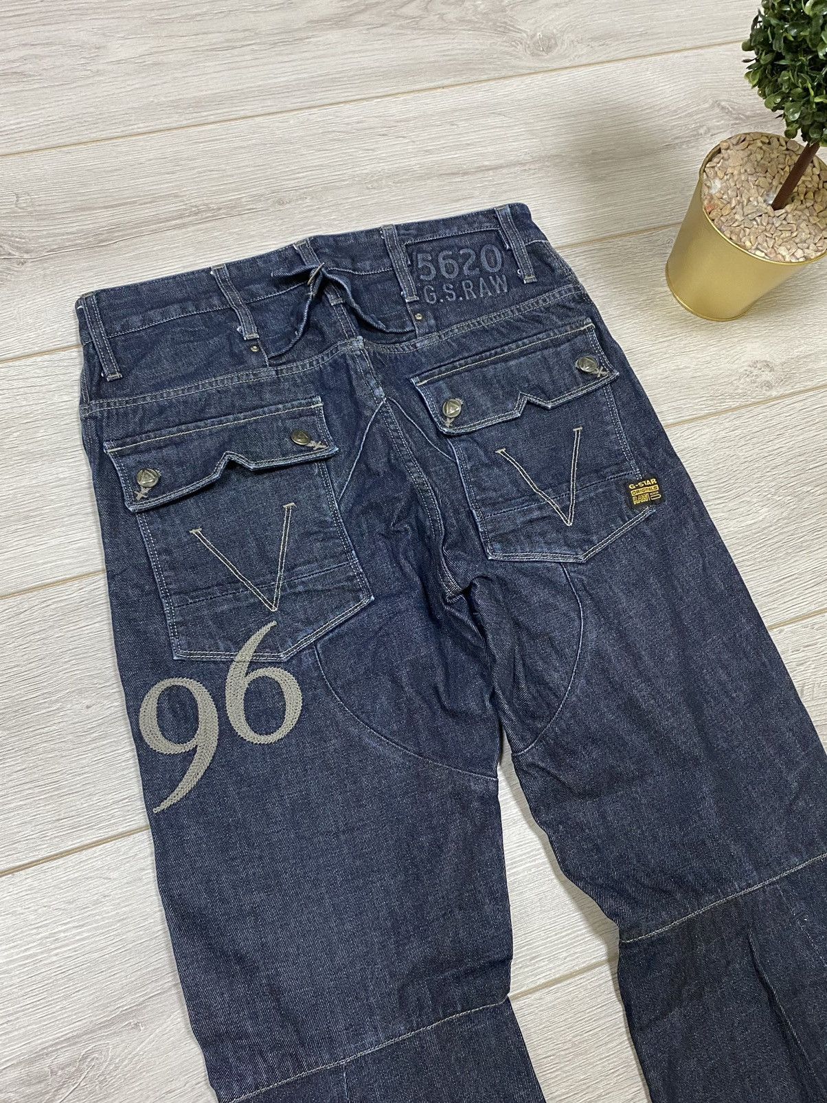 G-Star G star RAW tarred embro cargo jeans denim Size US 32 / EU 48 - 2 Thumbnail