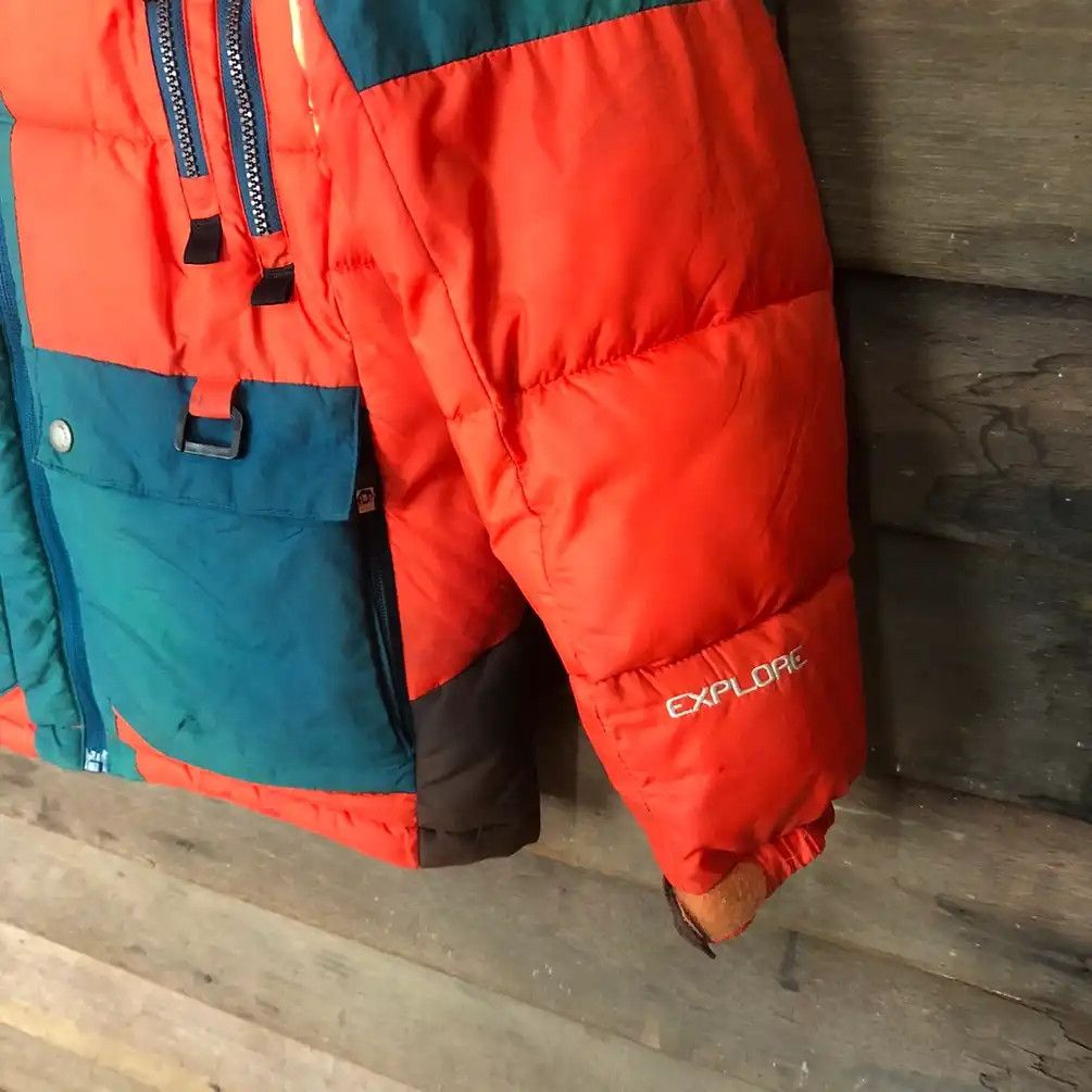 Japanese Brand × Vintage Hummel Green Orange Parkas Hoodie #765 Size US M / EU 48-50 / 2 - 5 Thumbnail