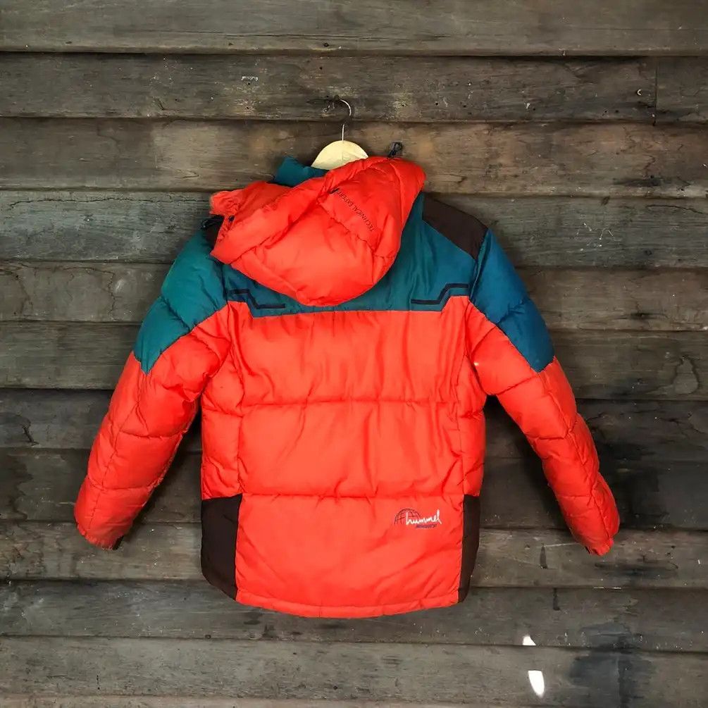 Japanese Brand × Vintage Hummel Green Orange Parkas Hoodie #765 Size US M / EU 48-50 / 2 - 12 Thumbnail