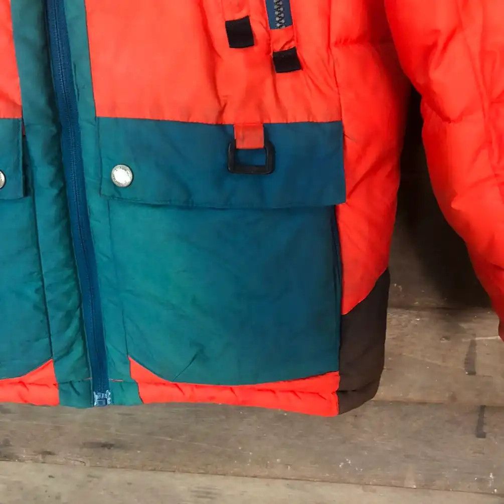 Japanese Brand × Vintage Hummel Green Orange Parkas Hoodie #765 Size US M / EU 48-50 / 2 - 9 Thumbnail