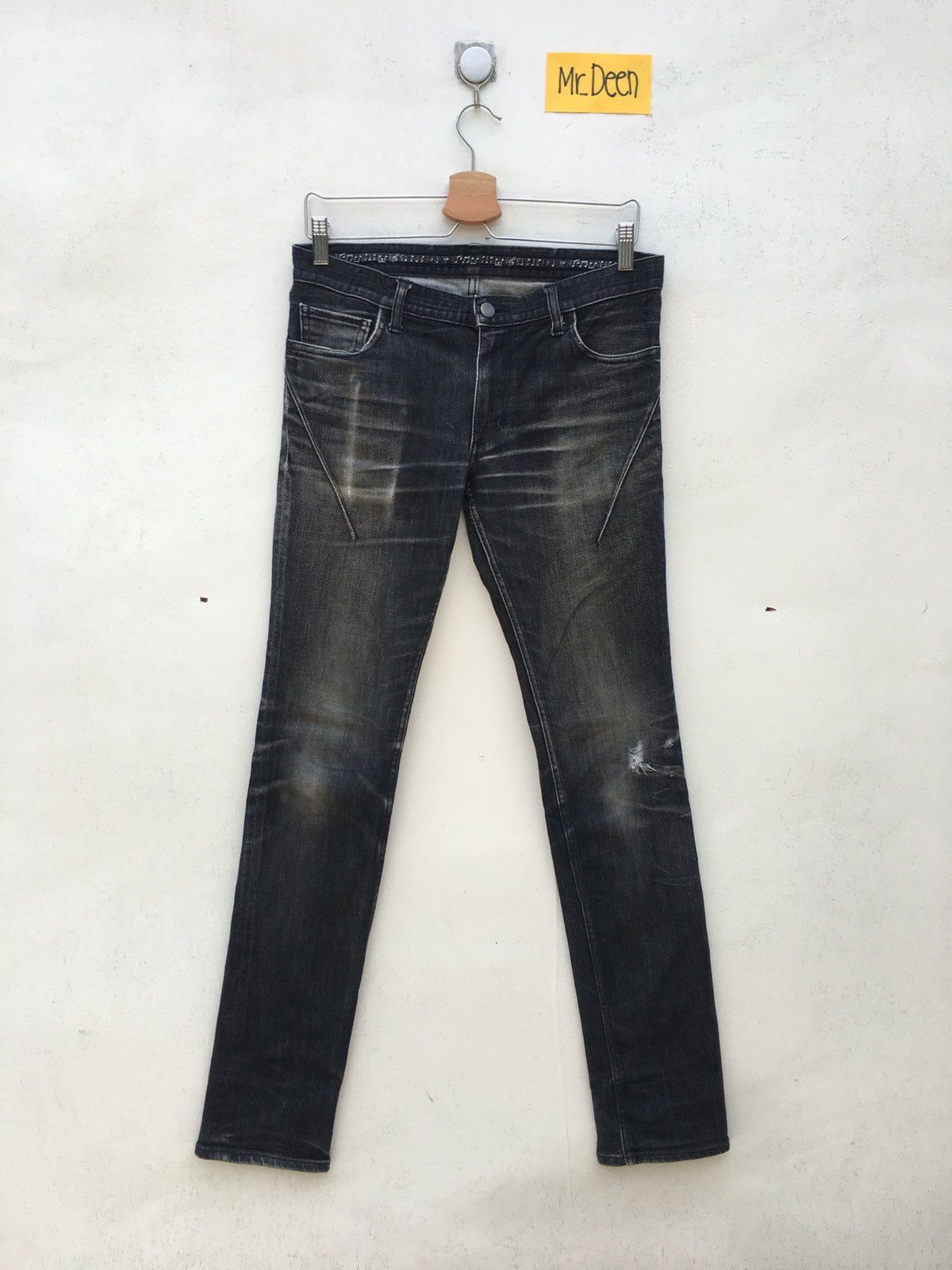 Number (N)ine Rare Number (N)ine Torn Style Skinny/Tapered Jeans Size US 31 - 1 Thumbnail