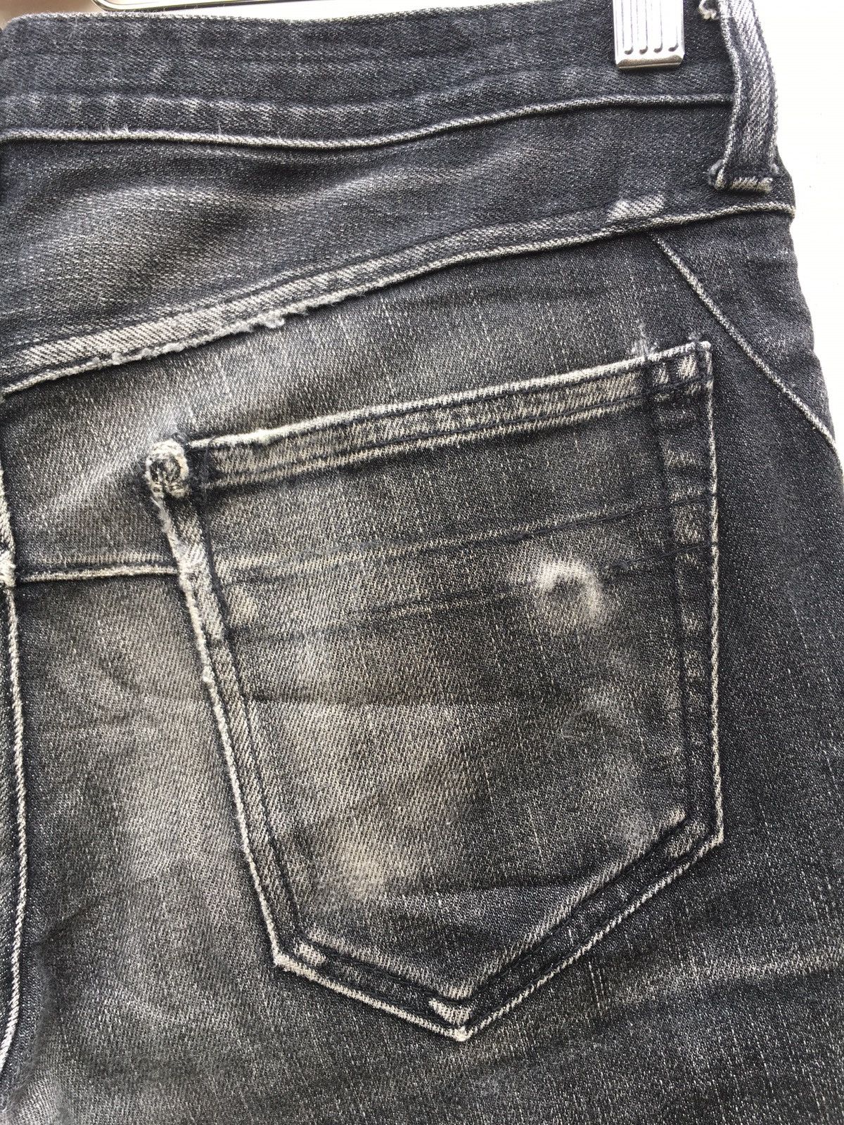 Number (N)ine Rare Number (N)ine Torn Style Skinny/Tapered Jeans Size US 31 - 19 Thumbnail