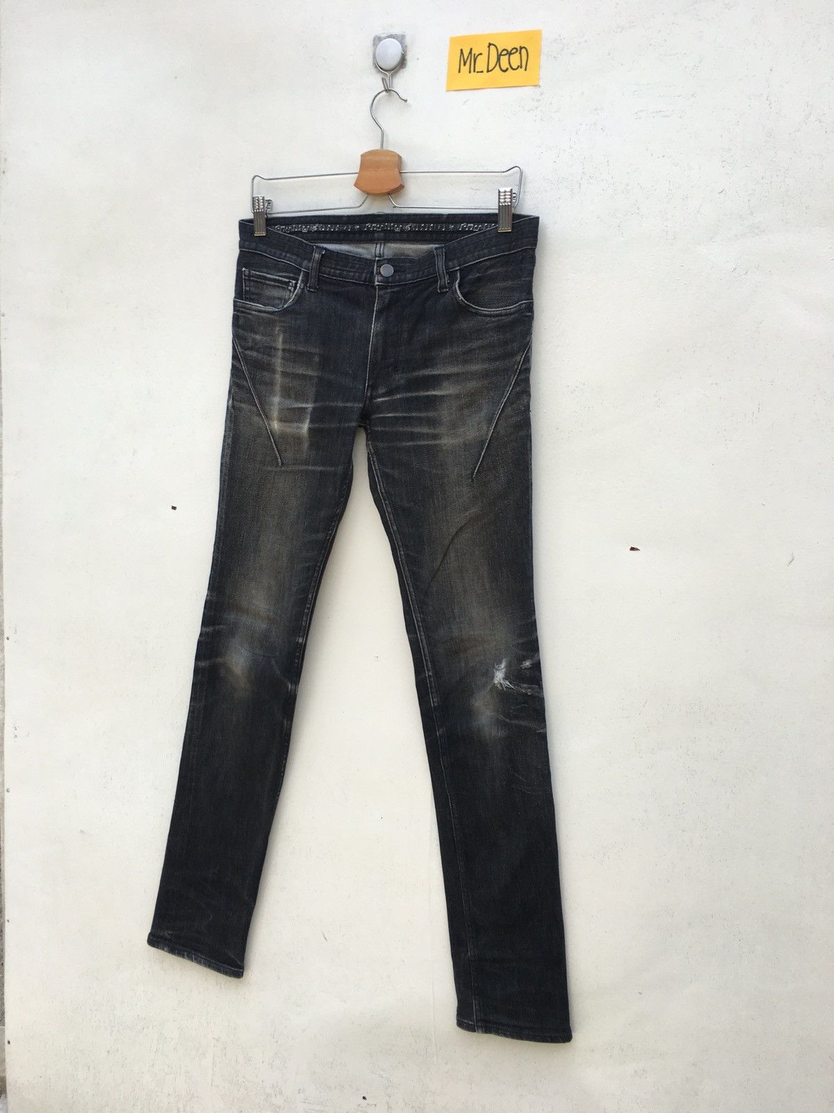 Number (N)ine Rare Number (N)ine Torn Style Skinny/Tapered Jeans Size US 31 - 3 Thumbnail