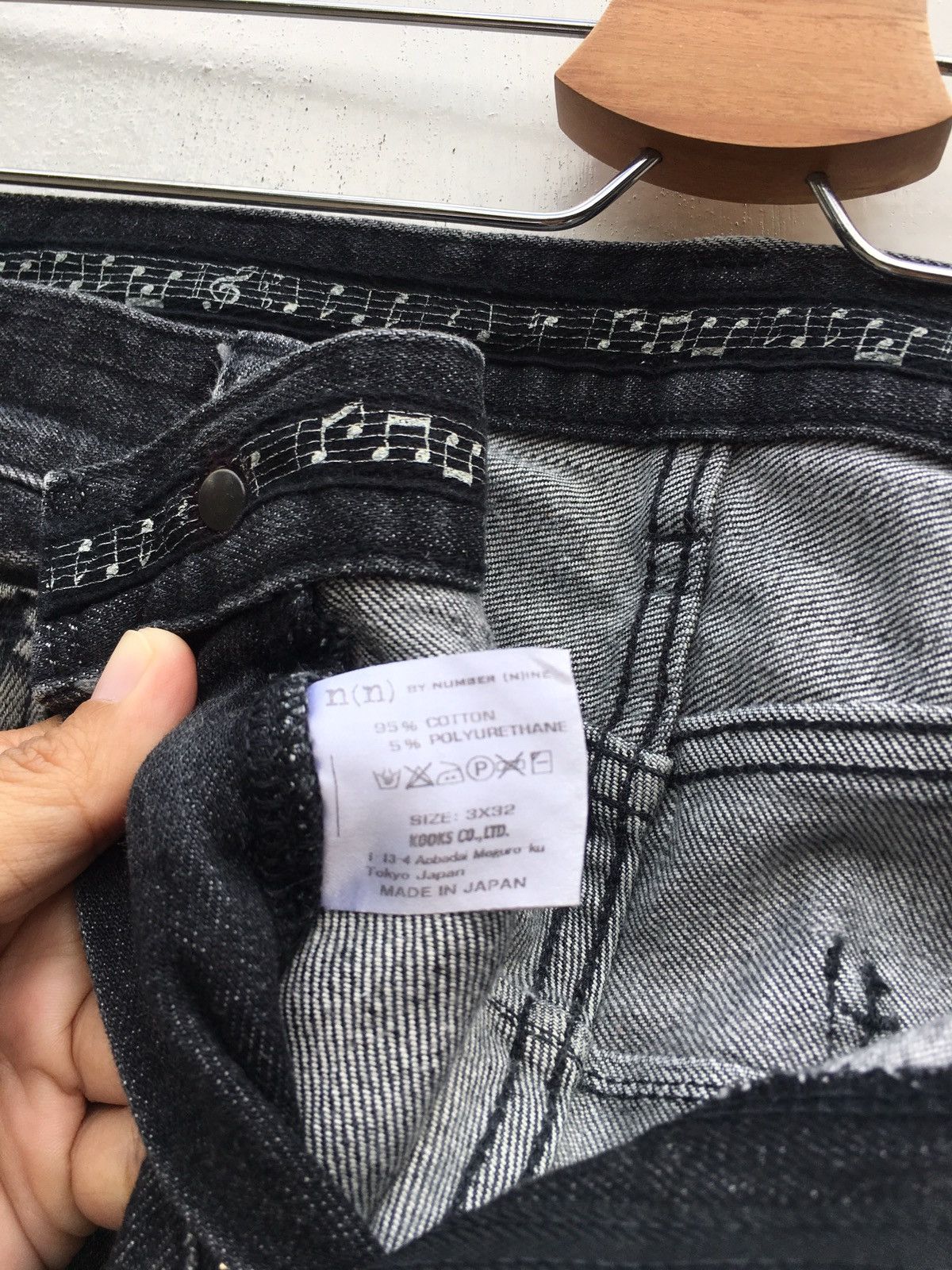 Number (N)ine Rare Number (N)ine Torn Style Skinny/Tapered Jeans Size US 31 - 10 Thumbnail
