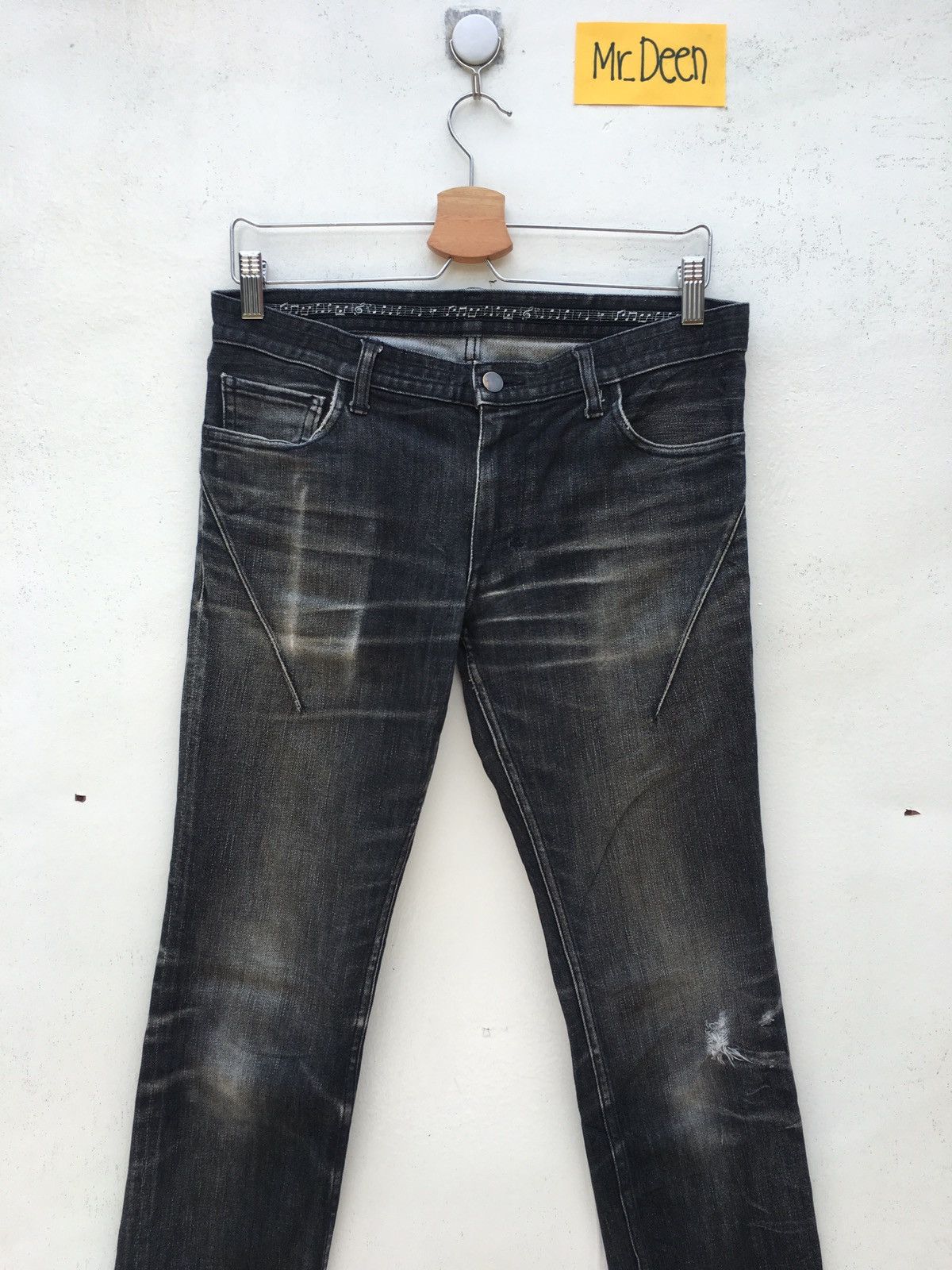 Number (N)ine Rare Number (N)ine Torn Style Skinny/Tapered Jeans Size US 31 - 4 Thumbnail