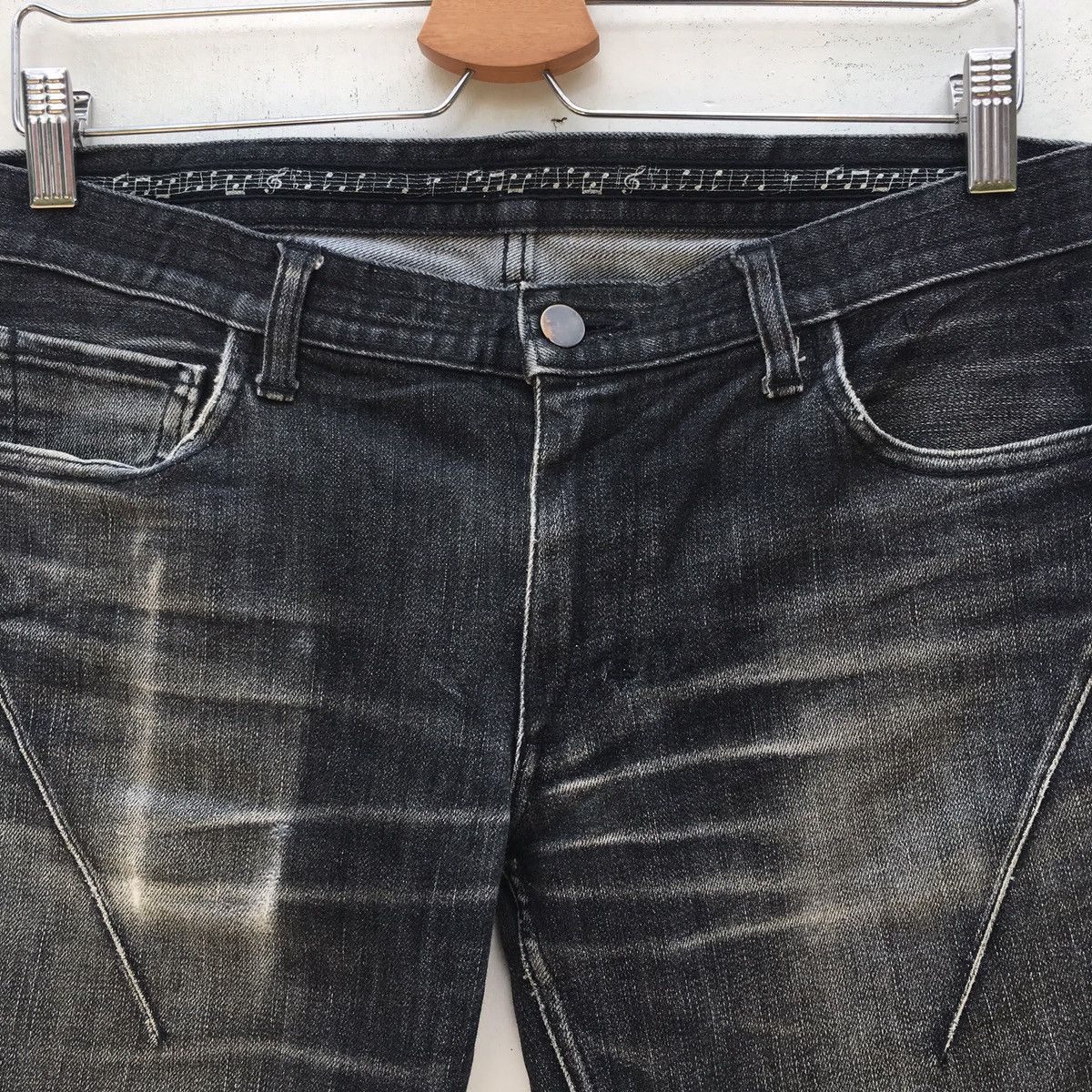 Number (N)ine Rare Number (N)ine Torn Style Skinny/Tapered Jeans Size US 31 - 6 Thumbnail
