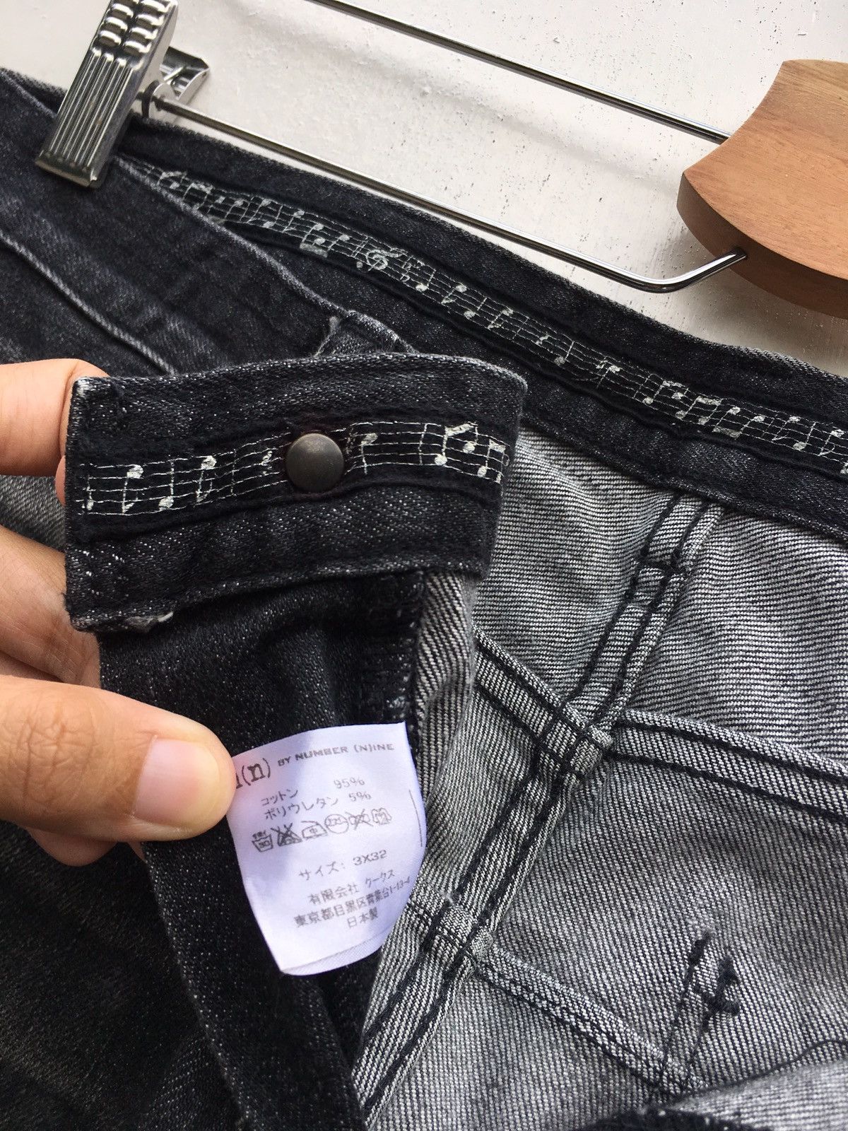 Number (N)ine Rare Number (N)ine Torn Style Skinny/Tapered Jeans Size US 31 - 11 Thumbnail