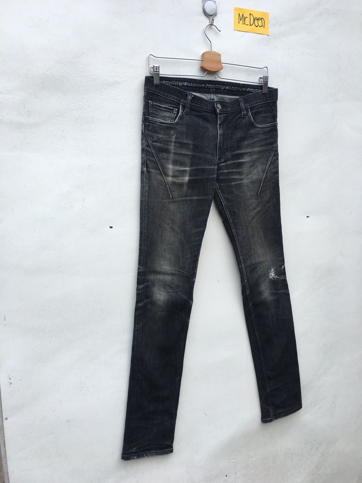 Number (N)ine Rare Number (N)ine Torn Style Skinny/Tapered Jeans Size US 31 - 2 Thumbnail