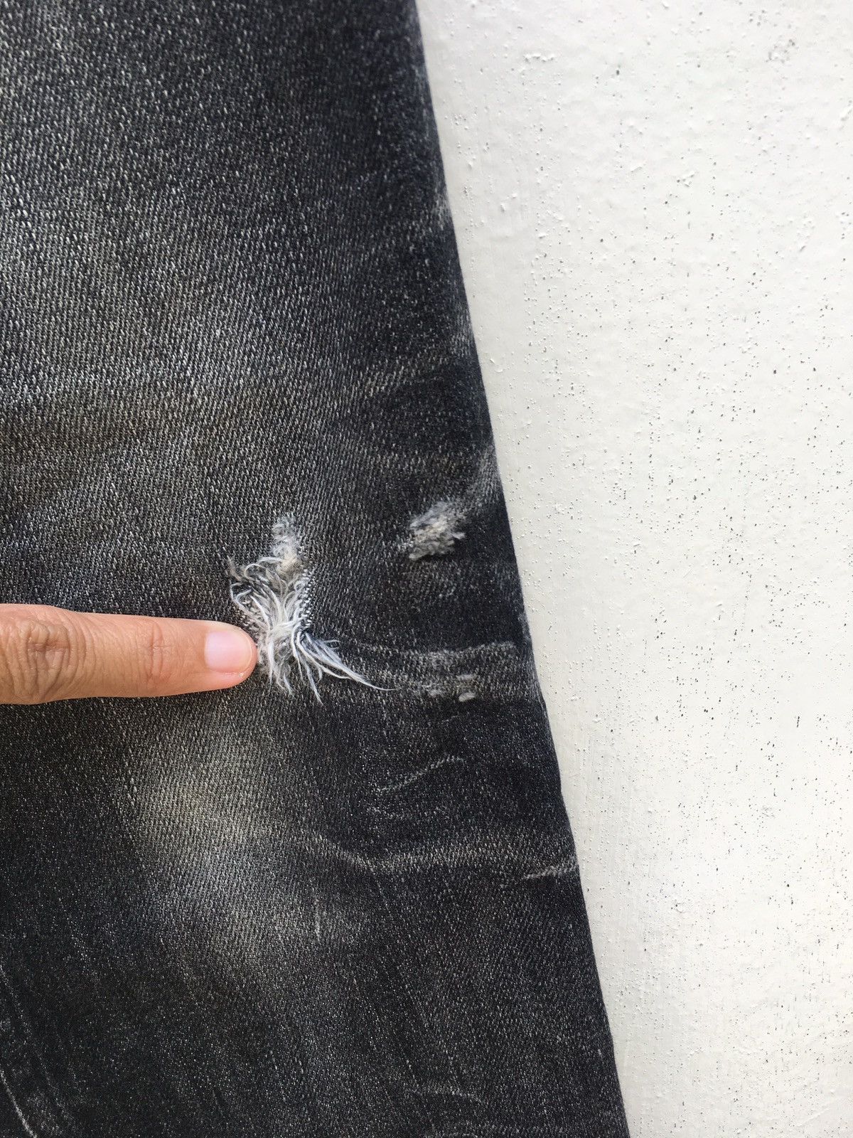 Number (N)ine Rare Number (N)ine Torn Style Skinny/Tapered Jeans Size US 31 - 8 Thumbnail