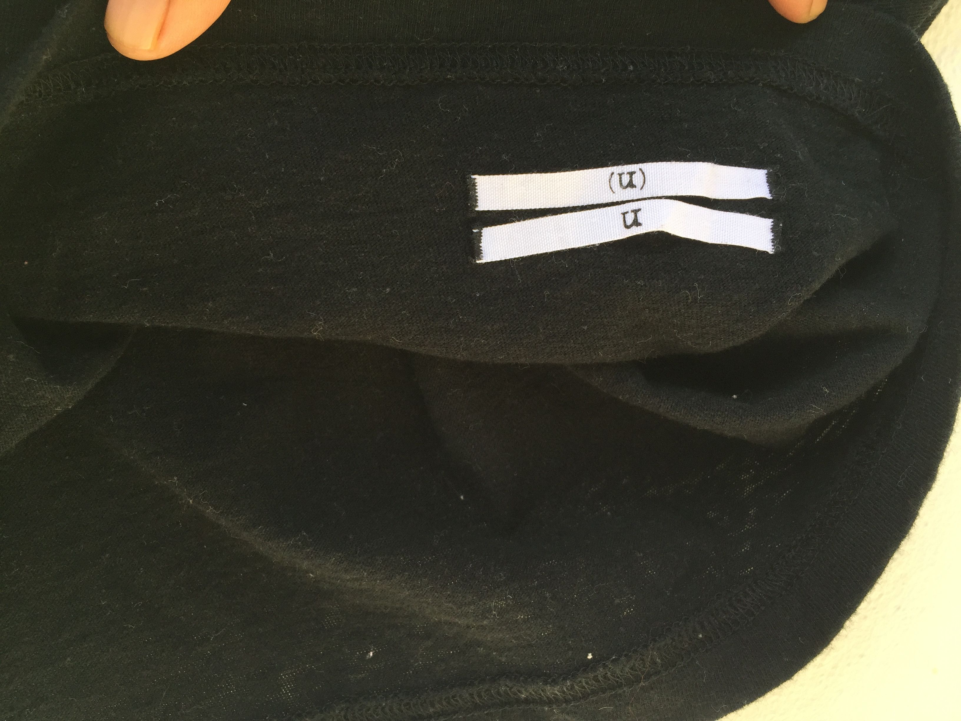 Number (N)ine Number (N)ine V Neck Mens Plain Black Tee Size US M / EU 48-50 / 2 - 7 Thumbnail