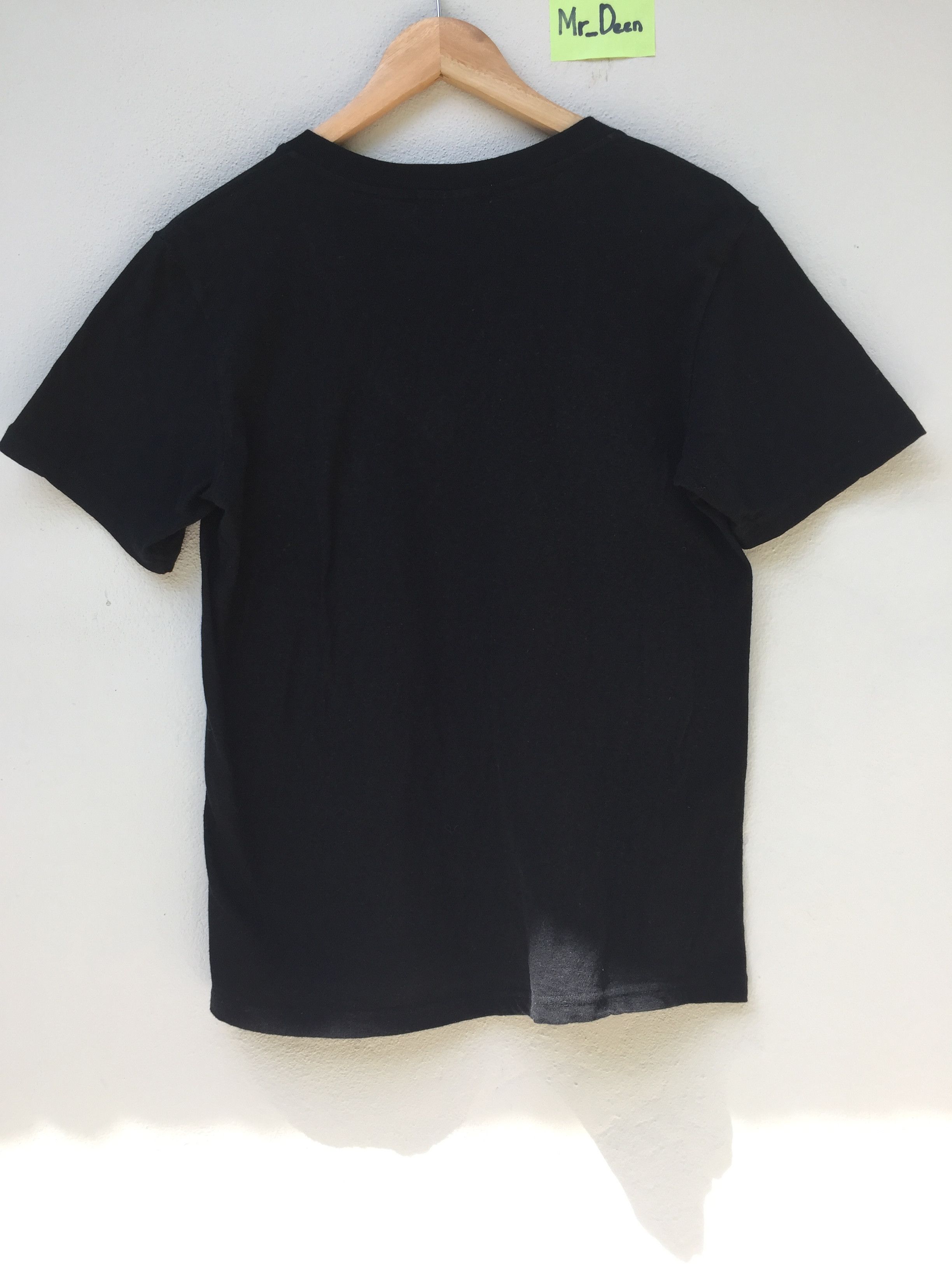 Number (N)ine Number (N)ine V Neck Mens Plain Black Tee Size US M / EU 48-50 / 2 - 8 Thumbnail