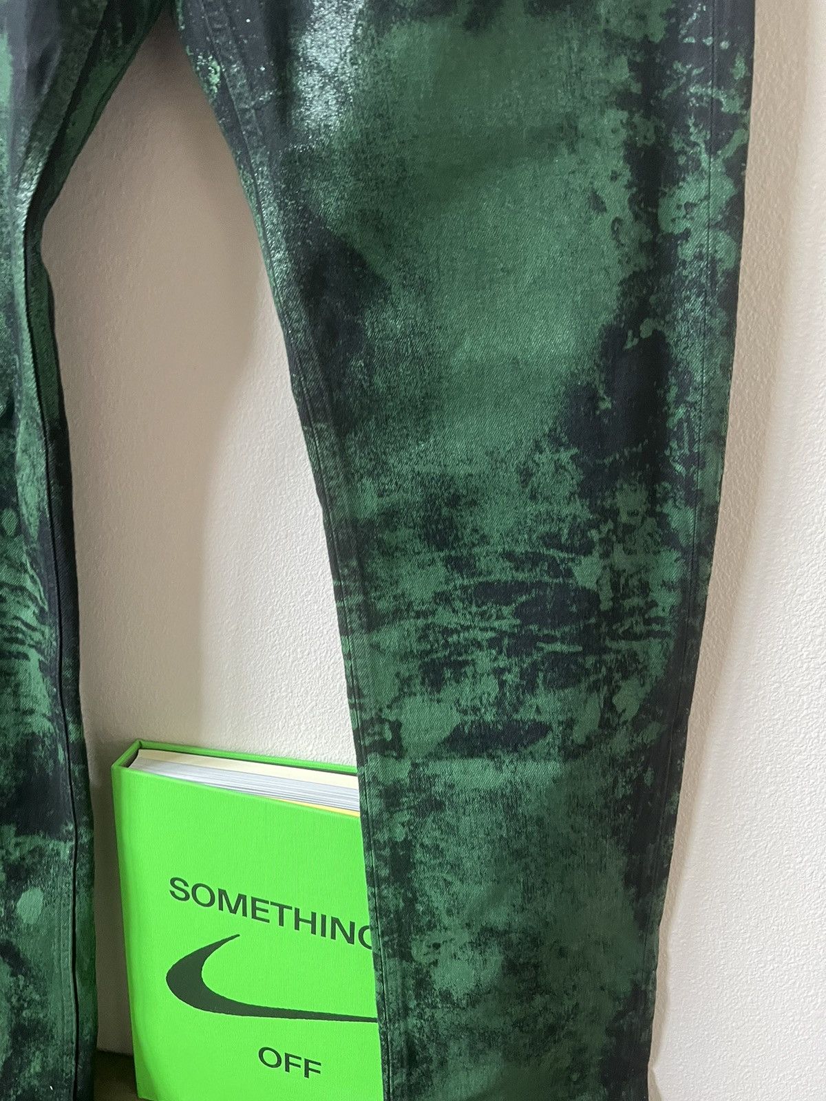 1017 ALYX 9SM 1017 ALYX 9SM Green Paint Jeans Size US 34 / EU 50 - 6 Thumbnail