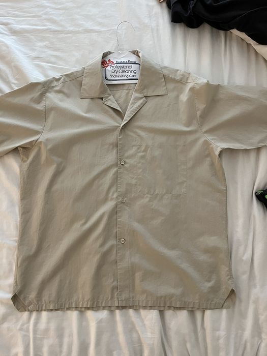 Bottega Veneta BOTTEGA VENETA CAMP SHIRT TAN LARGE | Grailed