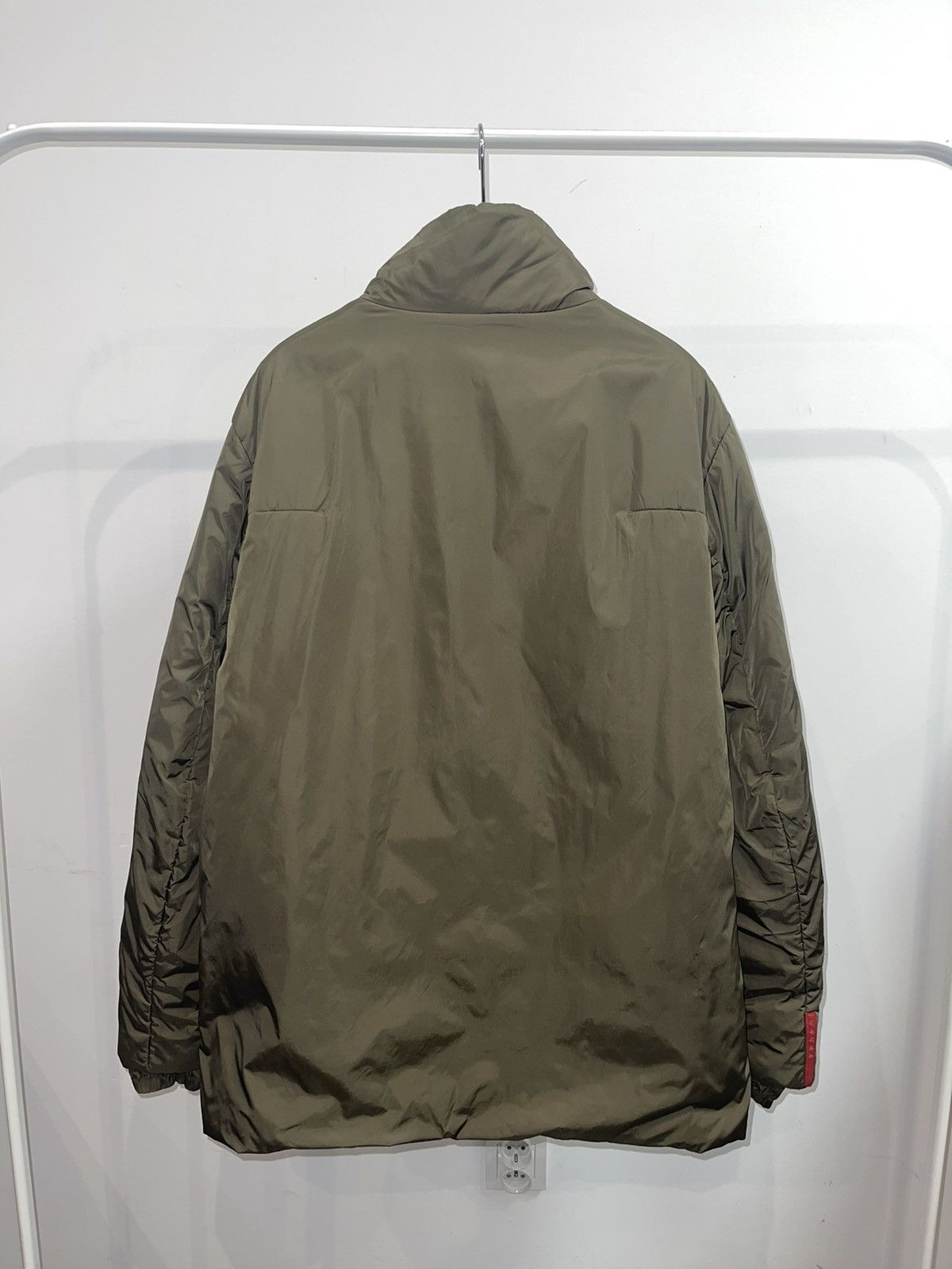 Prada Archive Prada Red Tab Swamp Green Technical Light Jacket Size US L / EU 52-54 / 3 - 14 Thumbnail