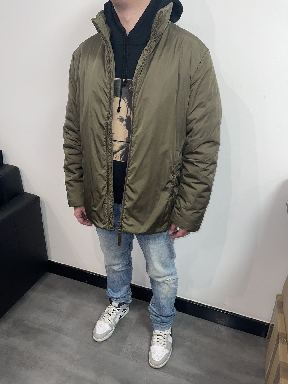 Prada Archive Prada Red Tab Swamp Green Technical Light Jacket Size US L / EU 52-54 / 3 - 2 Thumbnail