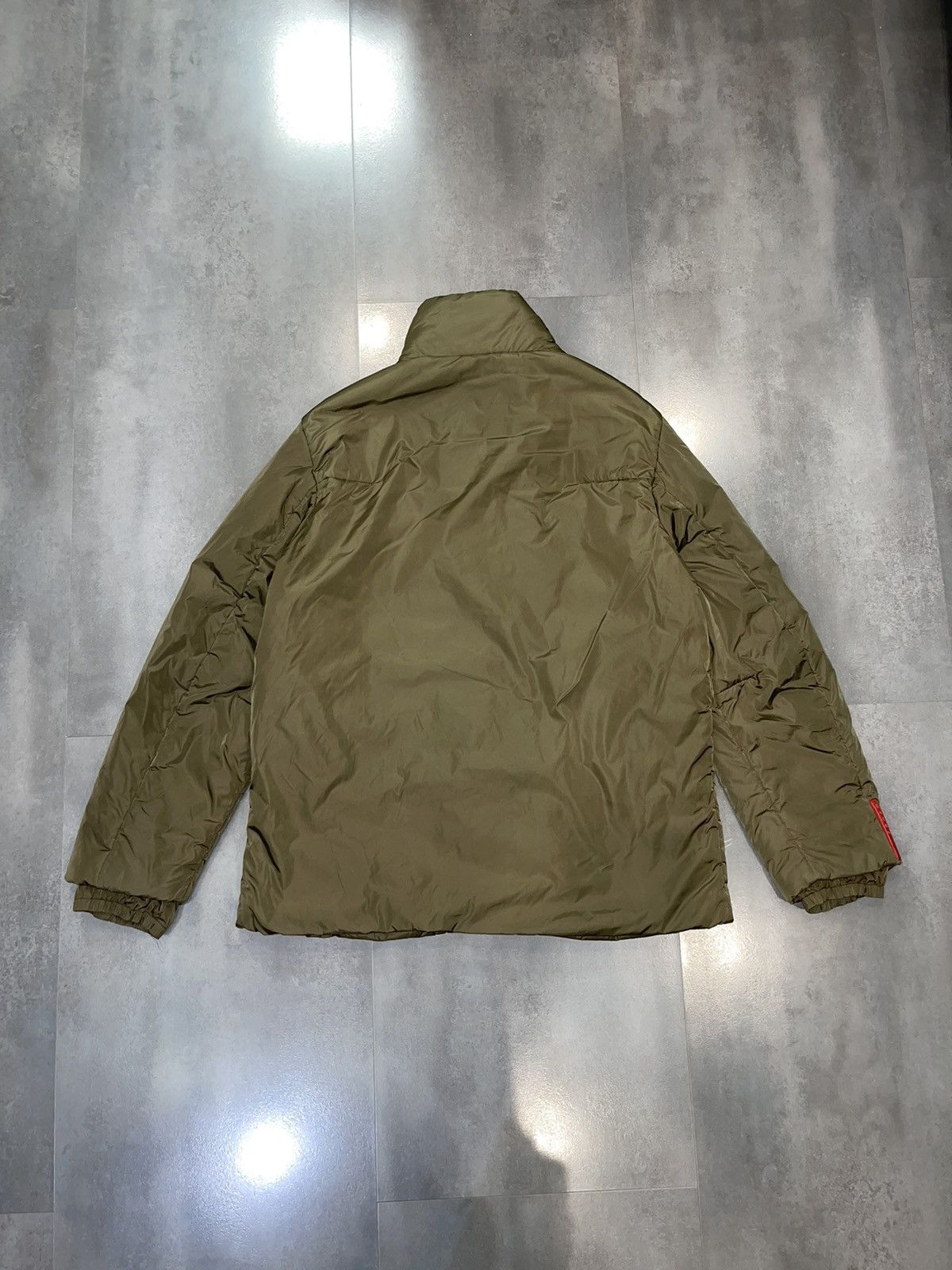 Prada Archive Prada Red Tab Swamp Green Technical Light Jacket Size US L / EU 52-54 / 3 - 9 Thumbnail