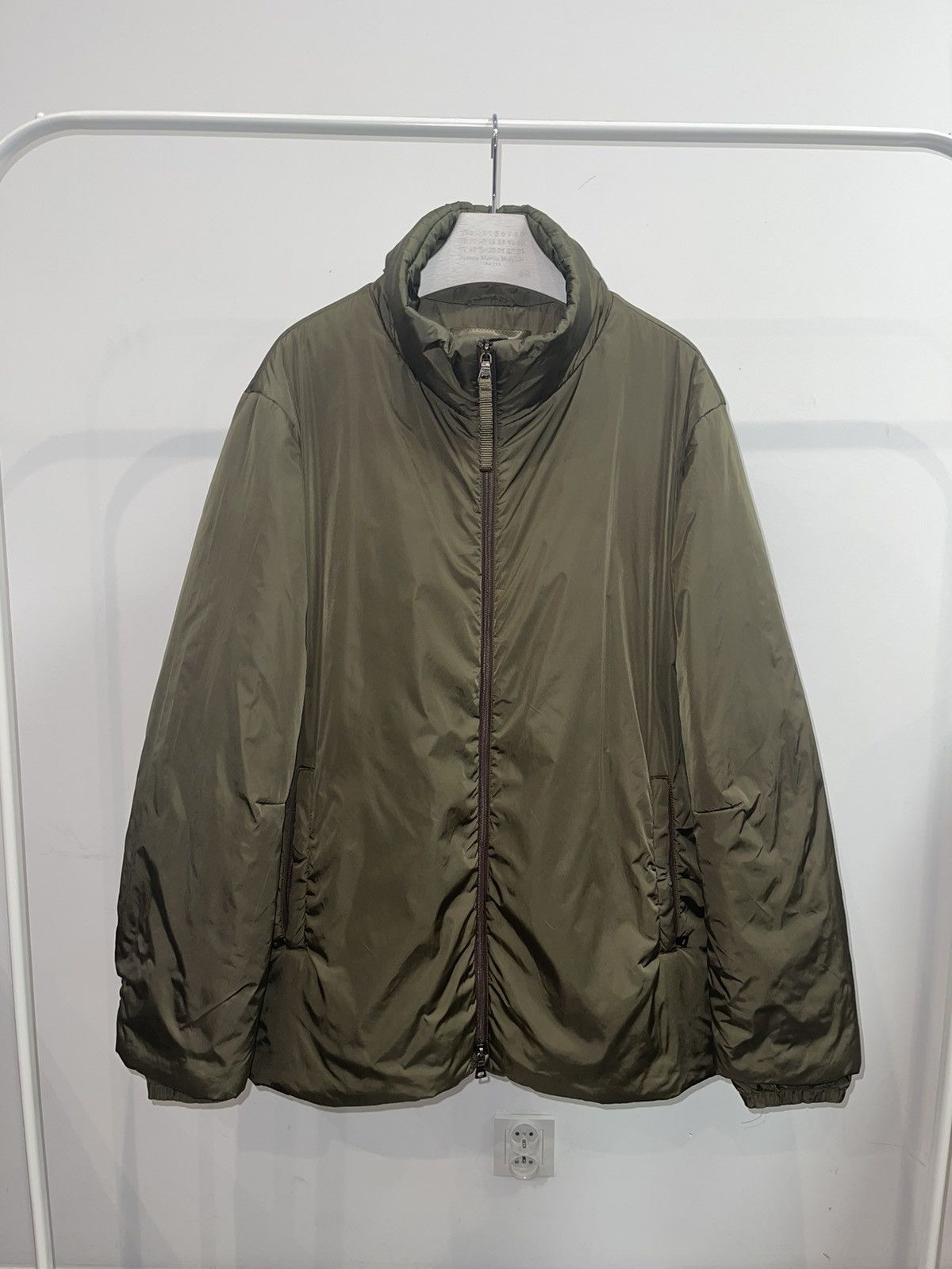 Prada Archive Prada Red Tab Swamp Green Technical Light Jacket Size US L / EU 52-54 / 3 - 13 Thumbnail