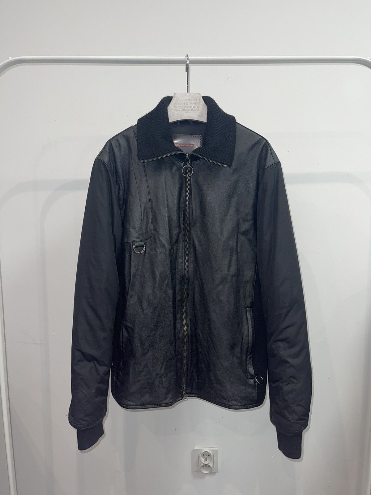 Prada Archive Prada Black Leather Jacket Size US L / EU 52-54 / 3 - 15 Thumbnail