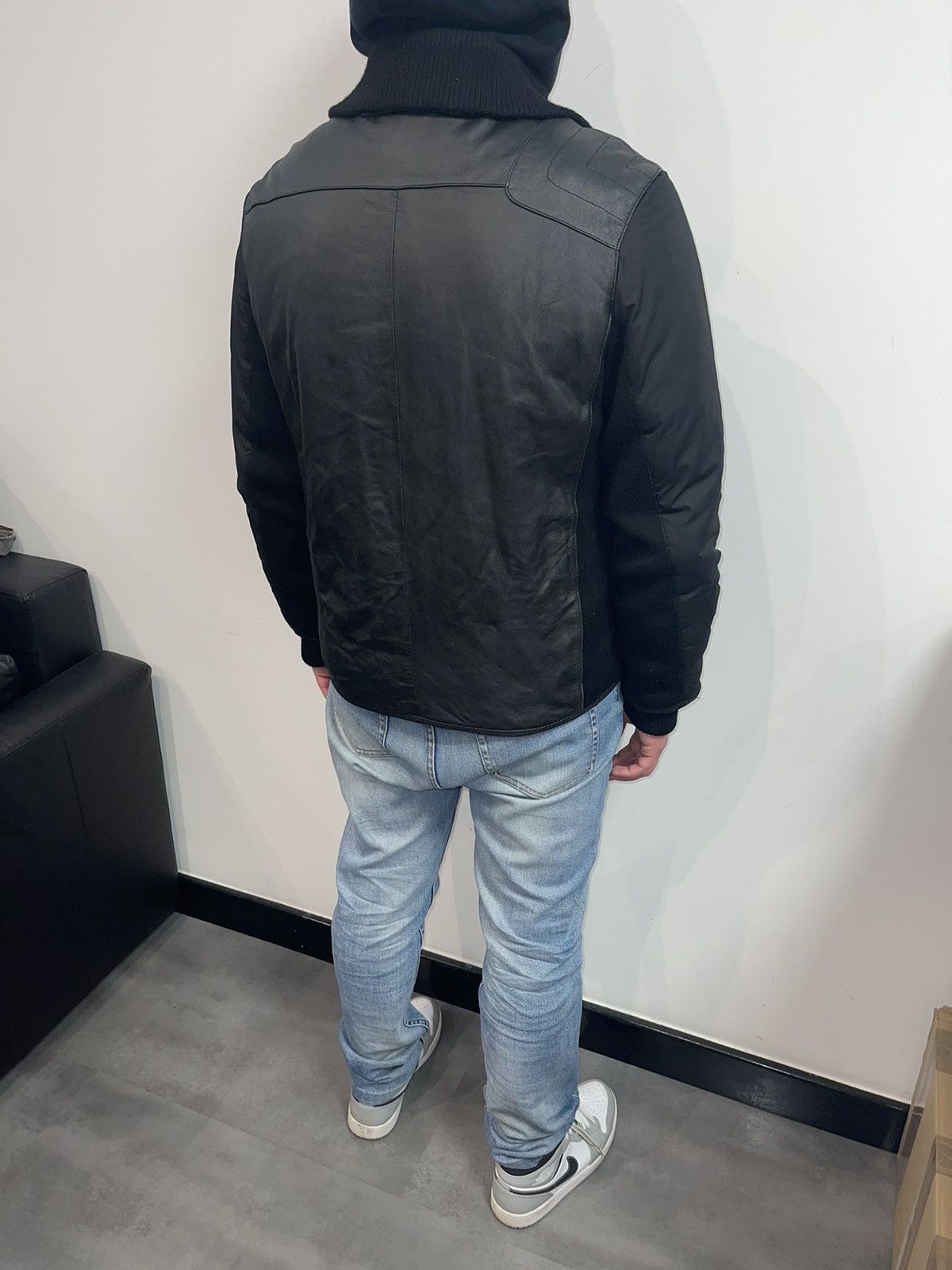 Prada Archive Prada Black Leather Jacket Size US L / EU 52-54 / 3 - 5 Thumbnail