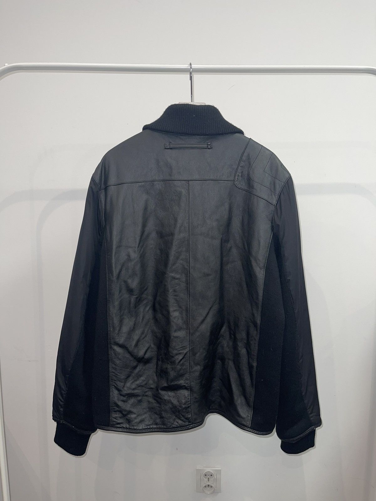 Prada Archive Prada Black Leather Jacket Size US L / EU 52-54 / 3 - 16 Thumbnail