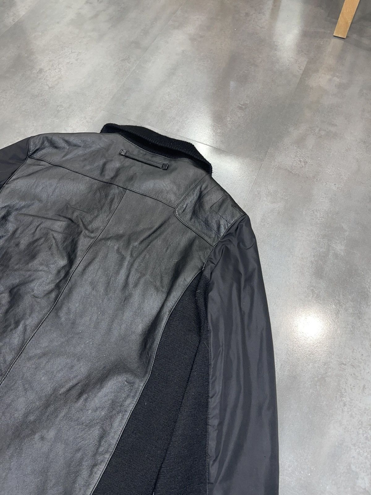 Prada Archive Prada Black Leather Jacket Size US L / EU 52-54 / 3 - 13 Thumbnail