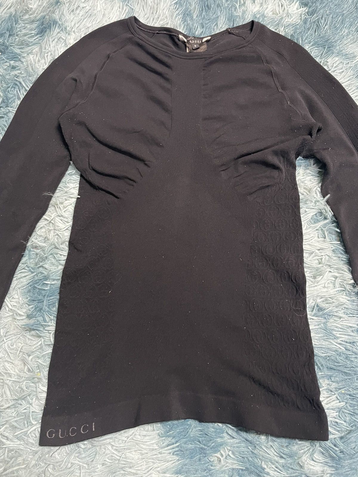 Gucci × Vintage Gucci Tank Top Long Sleeve Size S / US 4 / IT 40 - 5 Thumbnail