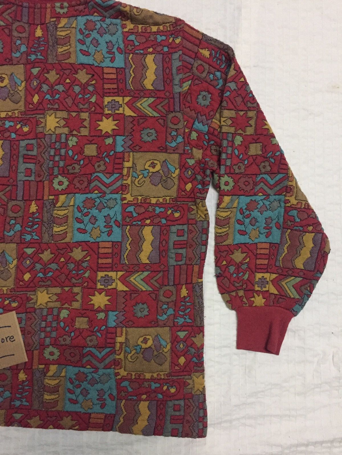 Jantzen Vintage Jantzen Fullprint Graphic Art Long Sleeve Sweater Size US M / EU 48-50 / 2 - 8 Thumbnail