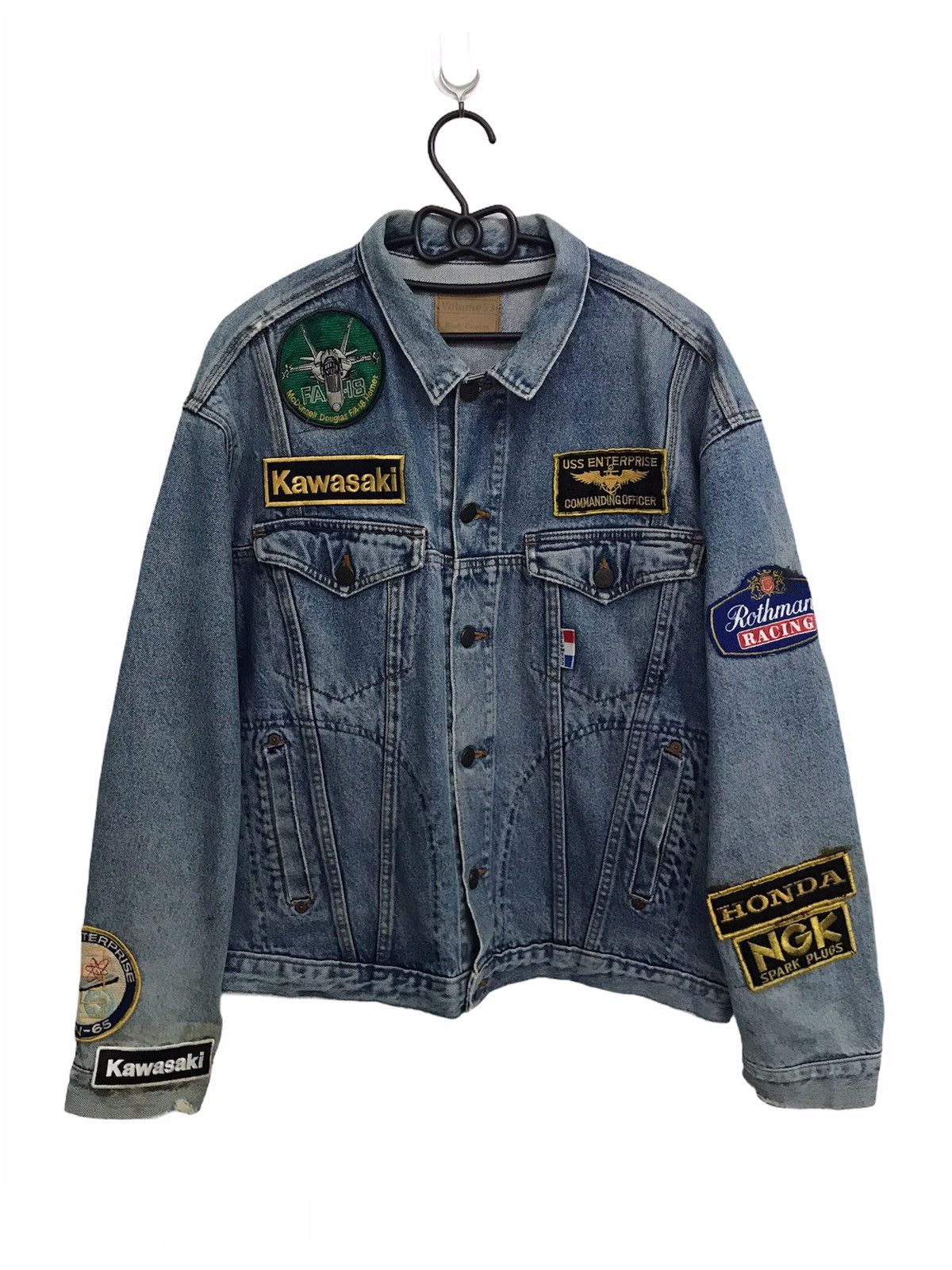 Vintage Vintage Cloth Volume 53 Blue Denim Jacket Size US M / EU 48-50 / 2 - 1 Thumbnail