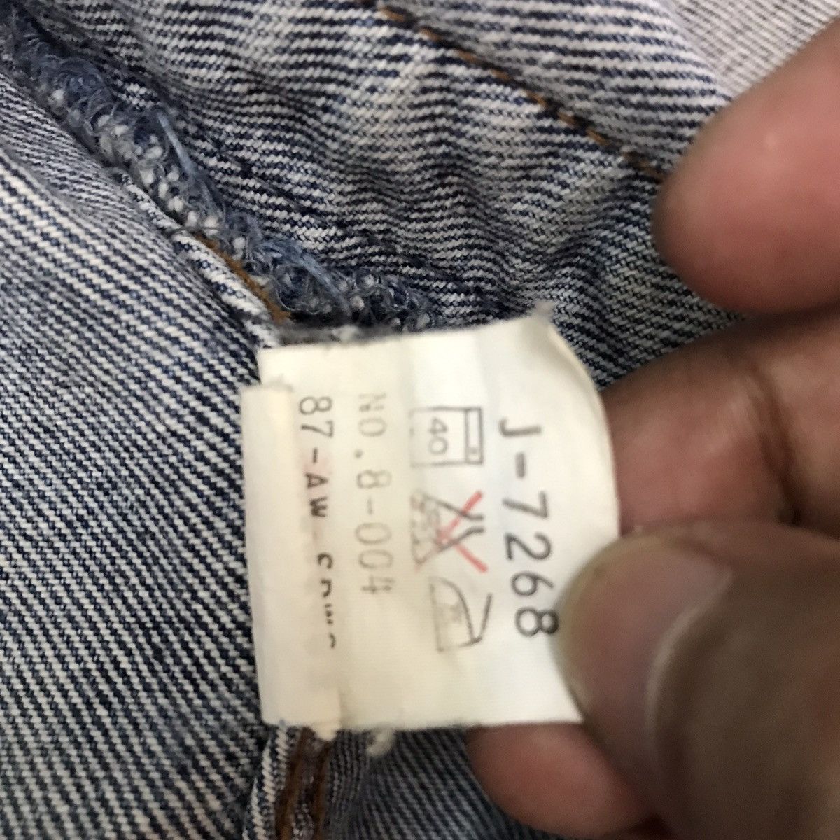 Vintage Vintage Cloth Volume 53 Blue Denim Jacket Size US M / EU 48-50 / 2 - 21 Thumbnail