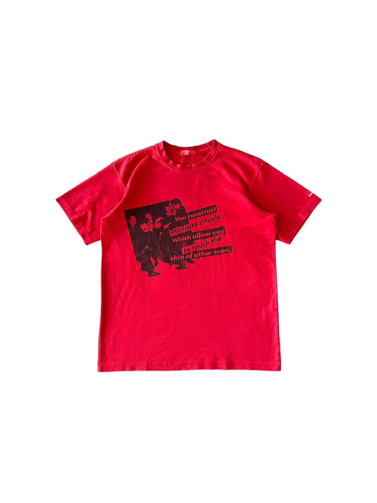 image of 2000S Barbara Kruger Pop Art Collection By Uniqlo in Red, Men's (Size Medium)