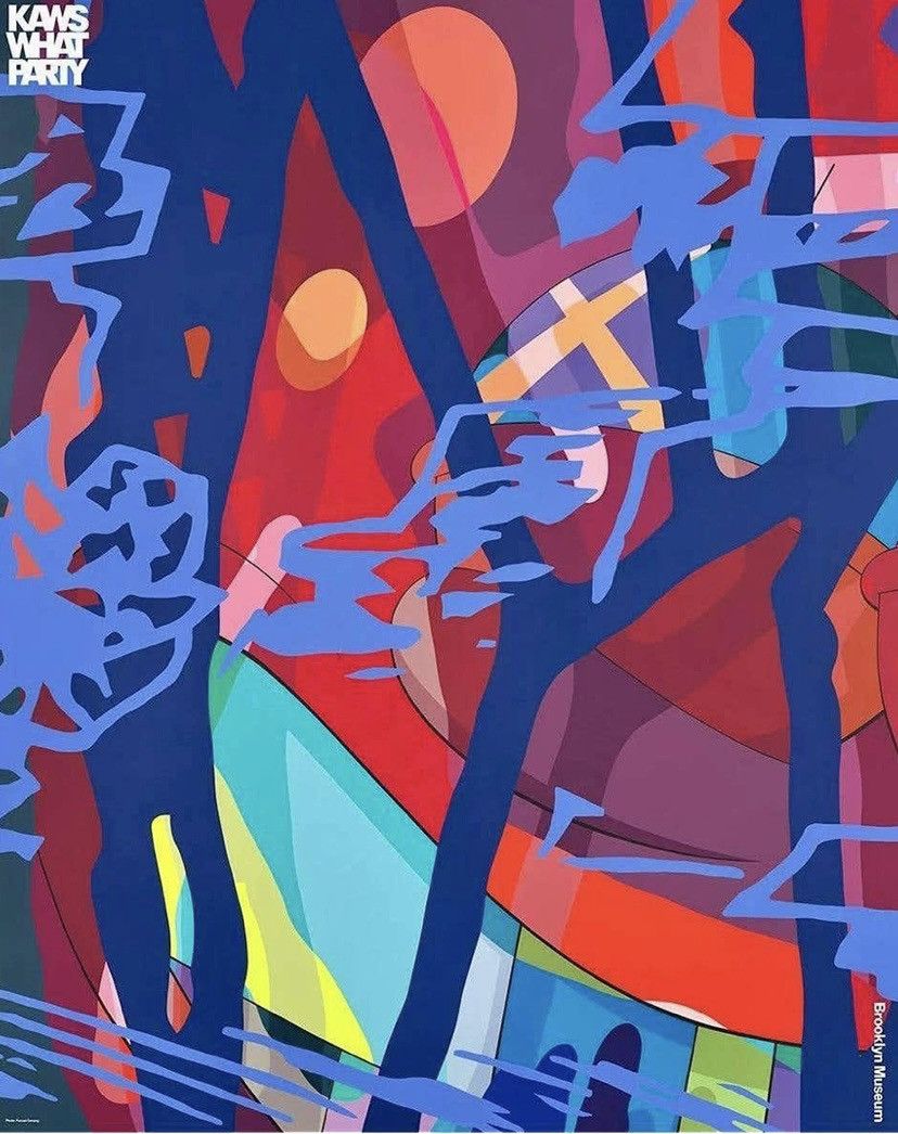 Kaws Kaws Brooklyn Museum Score Years Poster Grailed