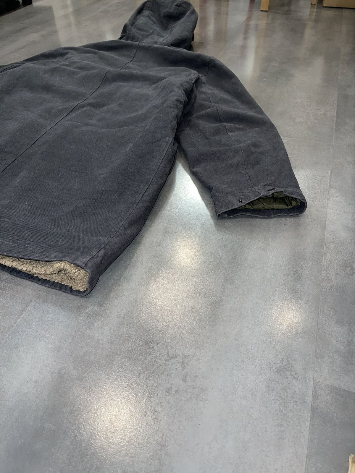 Dolce & Gabbana Archive Dolce & Gabbana Shearling Washed Grey Long Jacket Size US L / EU 52-54 / 3 - 9 Thumbnail