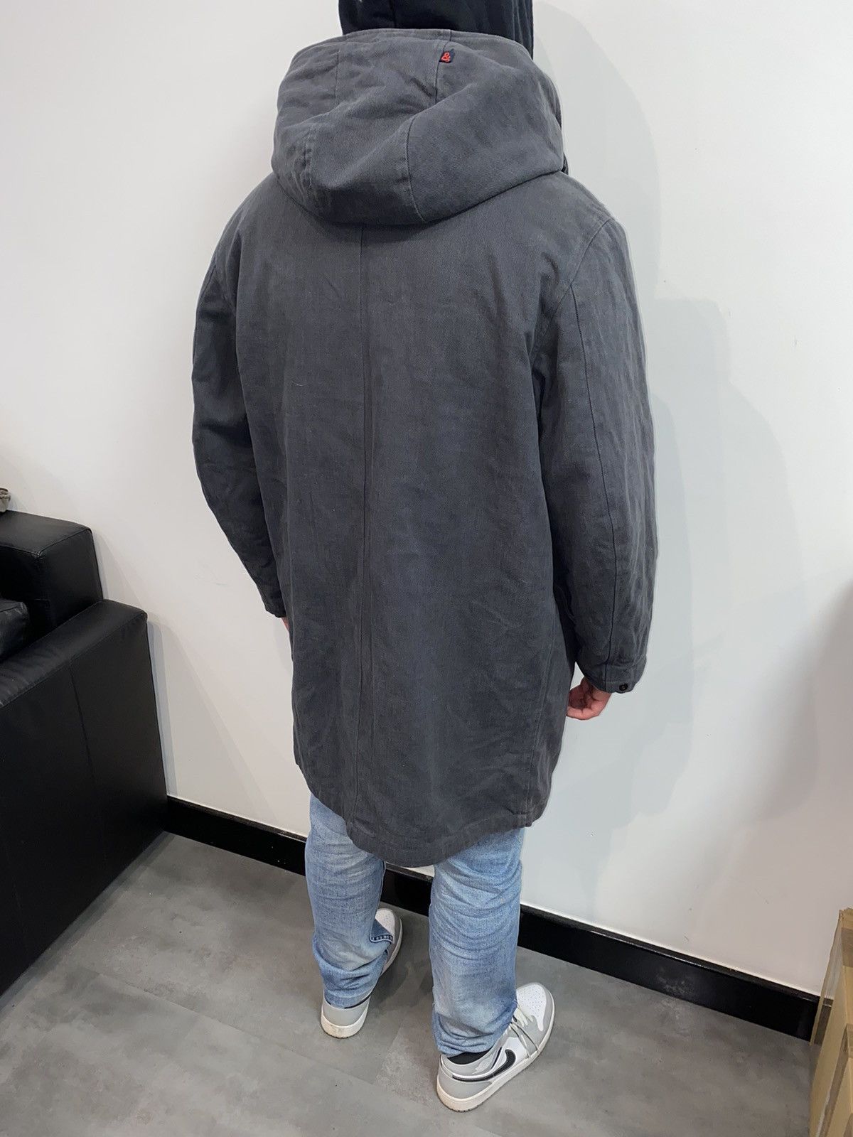 Dolce & Gabbana Archive Dolce & Gabbana Shearling Washed Grey Long Jacket Size US L / EU 52-54 / 3 - 3 Thumbnail