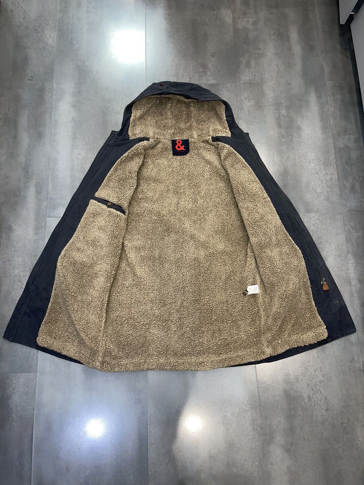 Dolce & Gabbana Archive Dolce & Gabbana Shearling Washed Grey Long Jacket Size US L / EU 52-54 / 3 - 19 Thumbnail