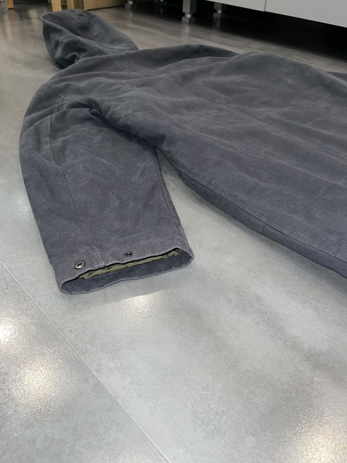 Dolce & Gabbana Archive Dolce & Gabbana Shearling Washed Grey Long Jacket Size US L / EU 52-54 / 3 - 11 Thumbnail