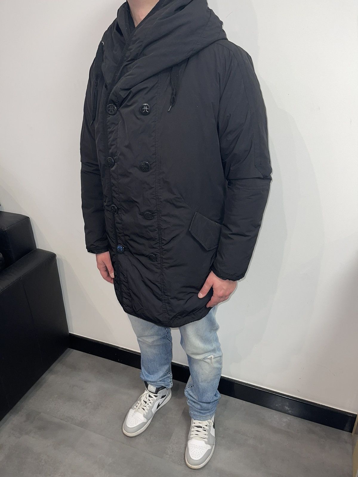 Marithe + Francois Girbaud Marithe Francois Girbaud Assymetrical Technical Down Parka Size US M / EU 48-50 / 2 - 9 Thumbnail