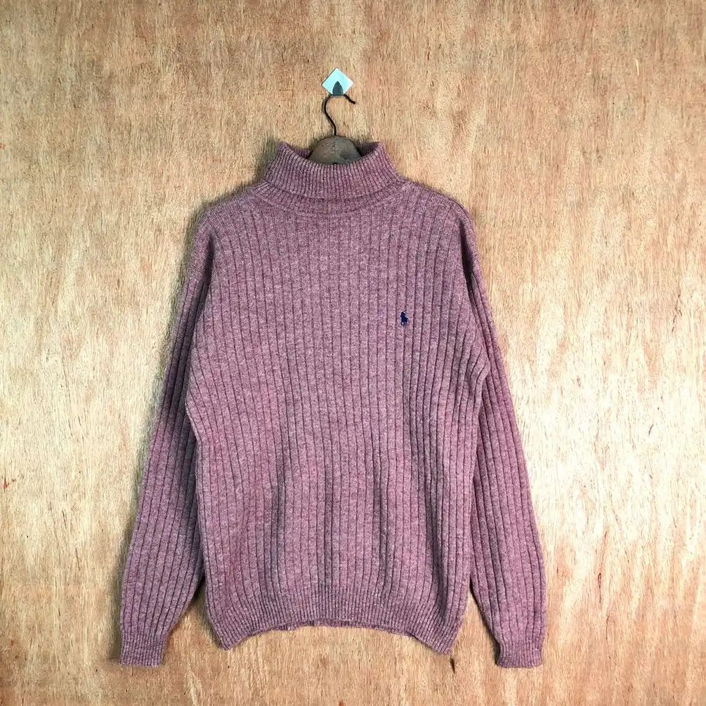 Polo Ground Dark Pink Sweather Knitwear #404