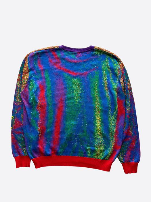 Louis Vuitton Louis Vuitton Multicolor Heat Map Knit Sweater Grailed