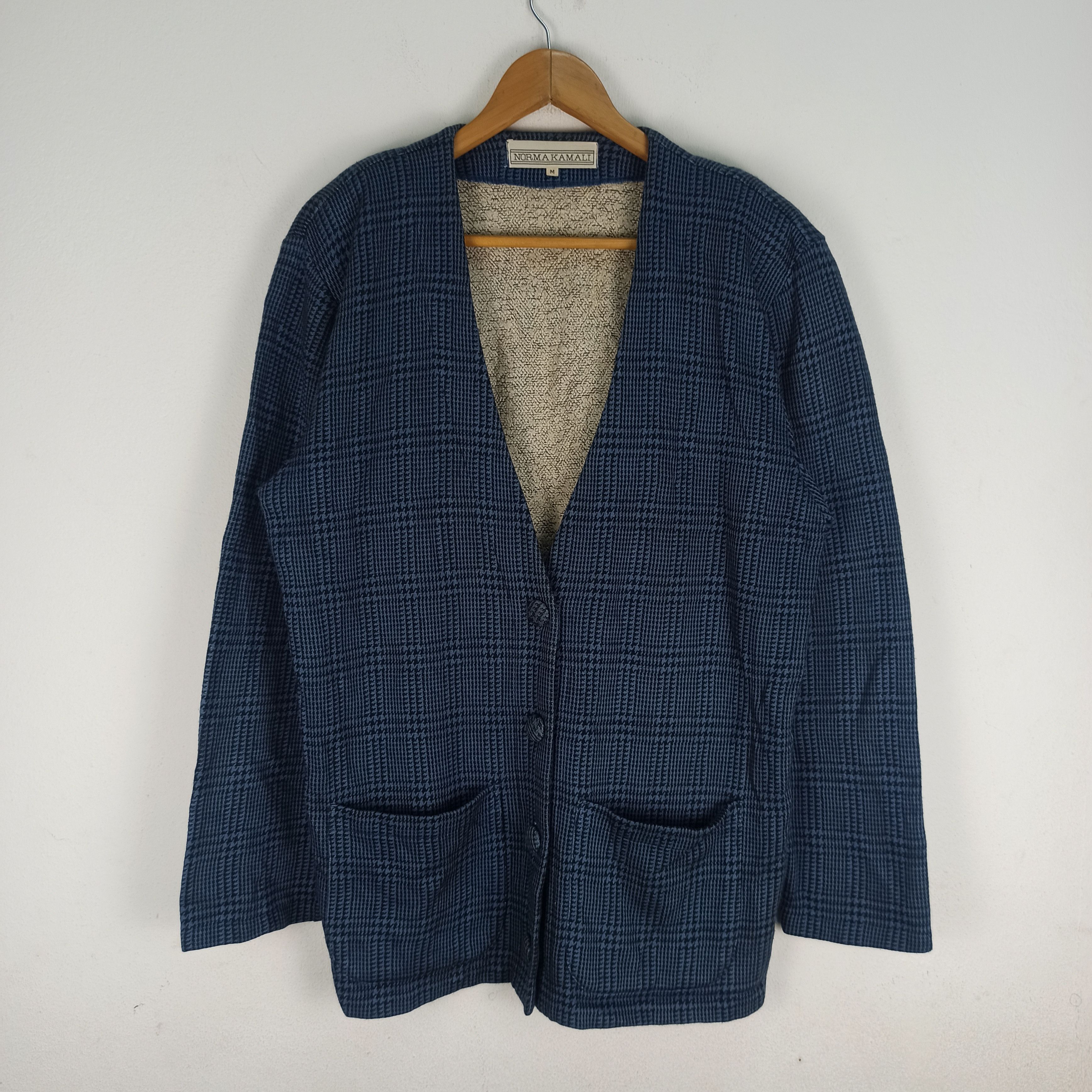 image of Designer Steals Norma Kamali Cardigan For Women in Blue