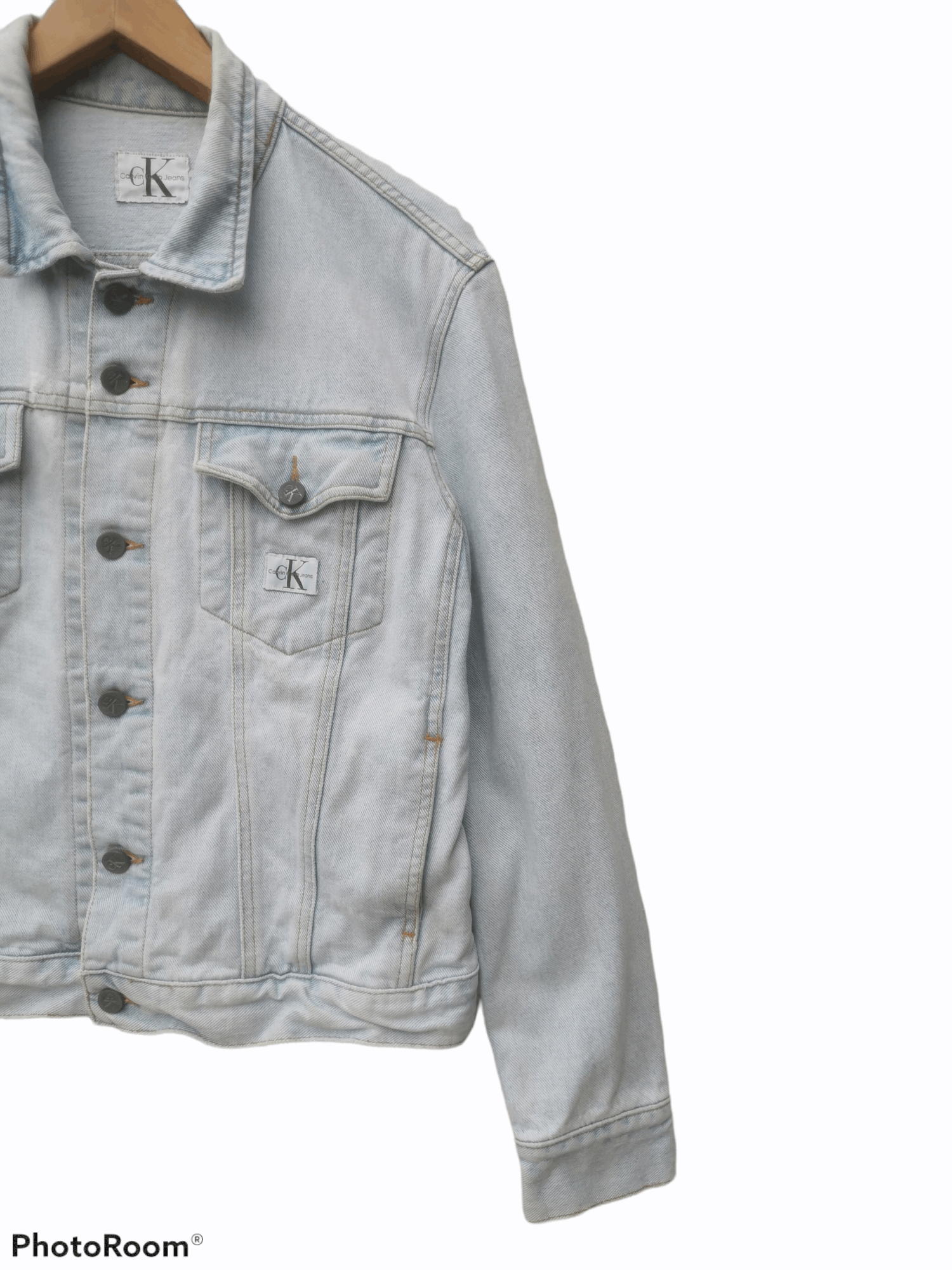 Calvin Klein × Vintage Vintage Calvin Klein Denim Jacket Made in USA Size US M / EU 48-50 / 2 - 3 Thumbnail
