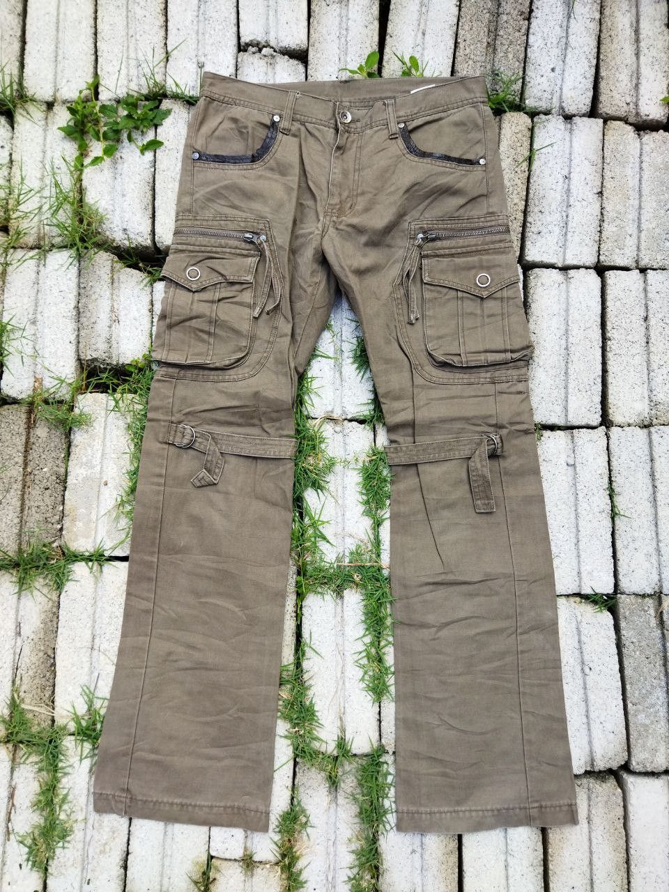 image of If Six Was Nine x Voodoo Tactical vintage Moderm Japan Bondage Pants in Army Green, Men's (Size 32)