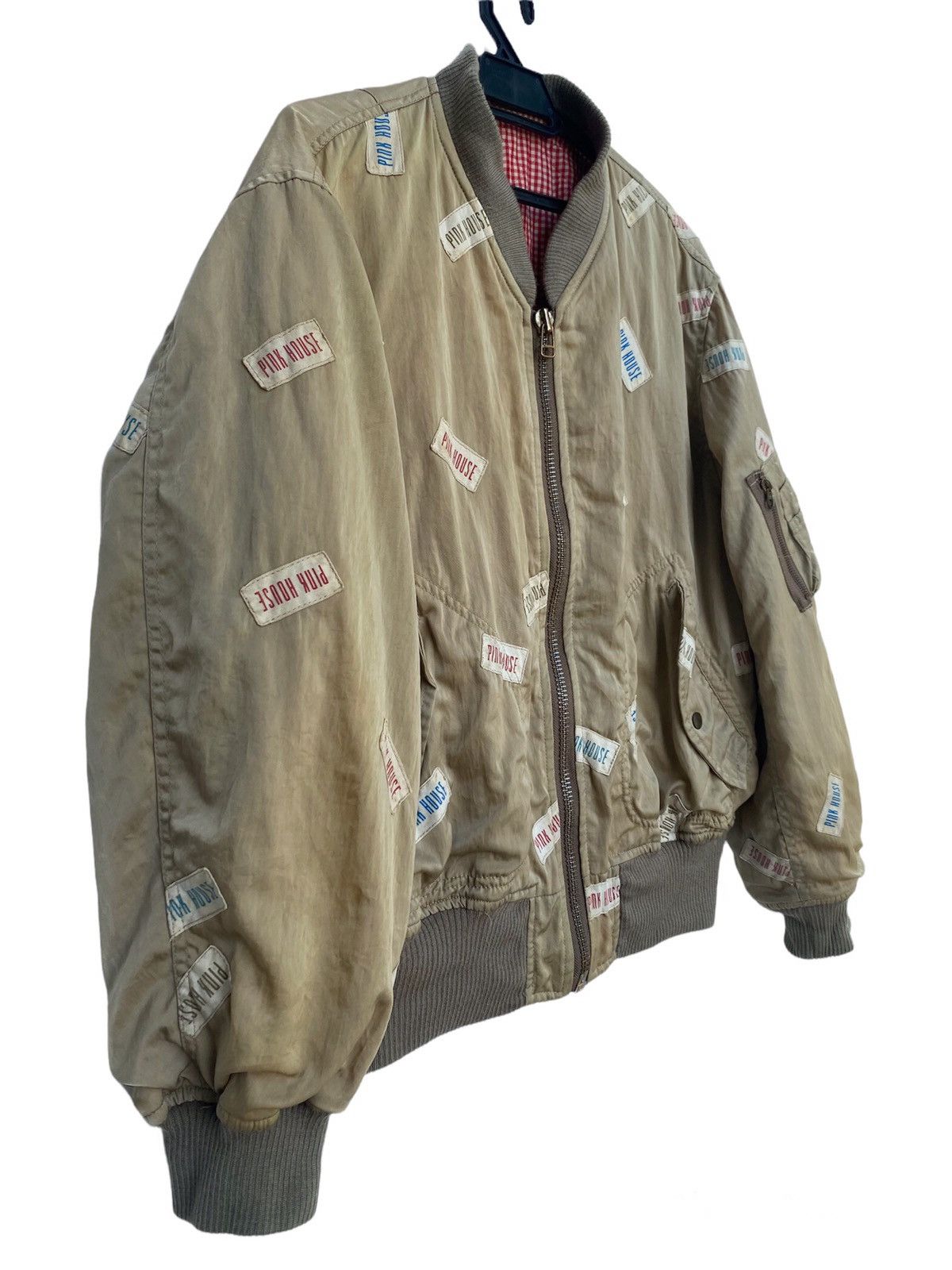Karl Helmut JAPAN BRAND PINK HOUSE BOMBERS JACKET Size US L / EU 52-54 / 3 - 3 Thumbnail