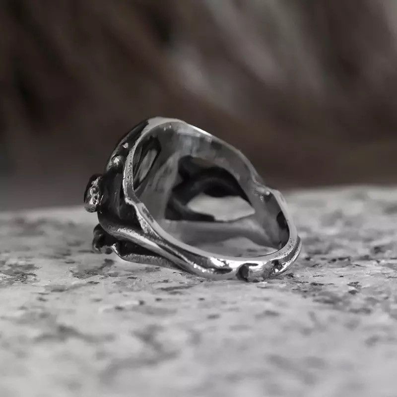 Jewelry Noble Crown Skull Men's Ring Size ONE SIZE - 2 Thumbnail
