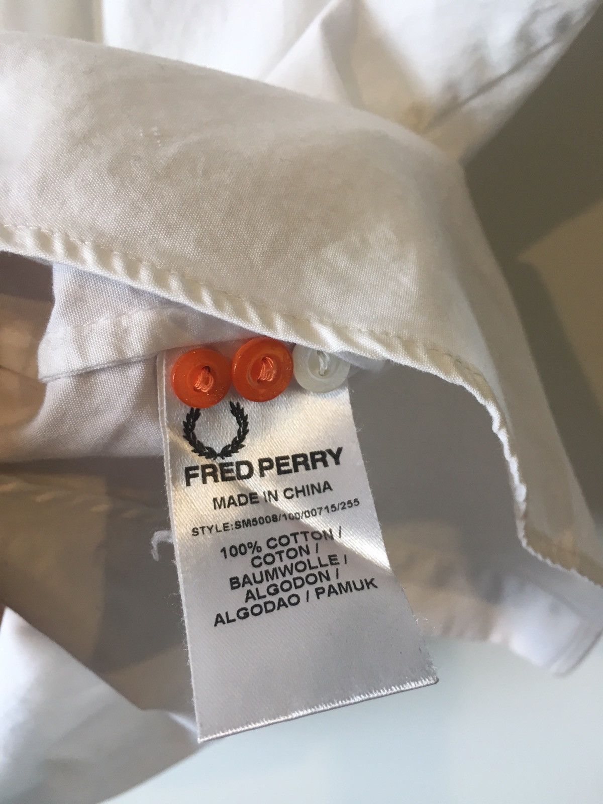 Fred Perry × Raf Simons ***YARD SALE*** Short Sleeve Button Up Size US L / EU 52-54 / 3 - 3 Thumbnail