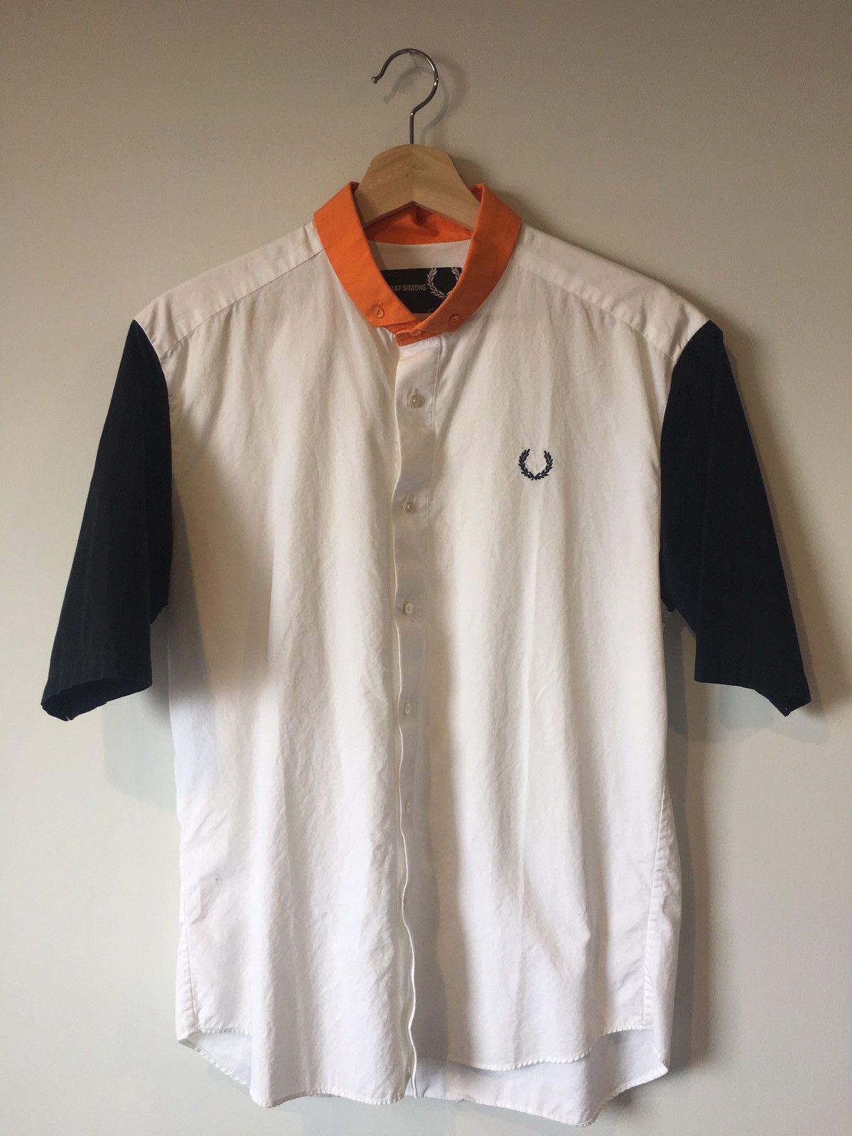Fred Perry × Raf Simons ***YARD SALE*** Short Sleeve Button Up Size US L / EU 52-54 / 3 - 1 Thumbnail