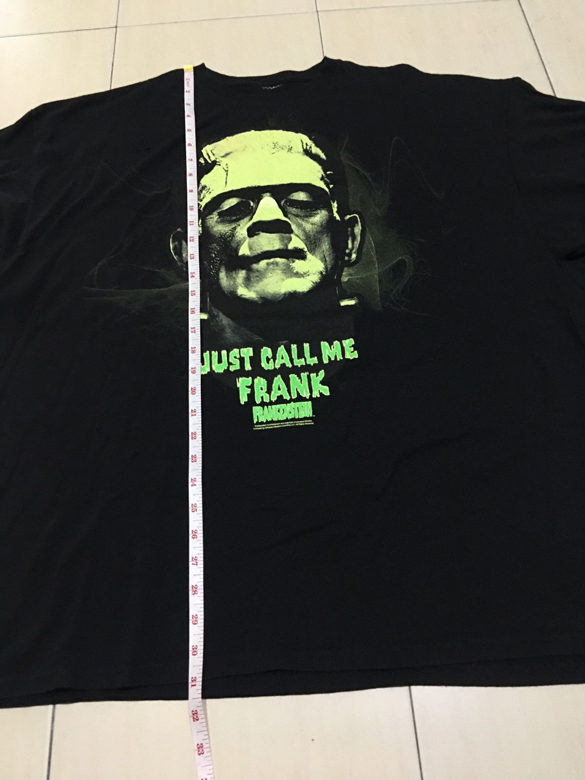 Vintage Vintage Frankenstein Glow in The Dark Horror Movie Shirt Size US XXL / EU 58 / 5 - 12 Thumbnail