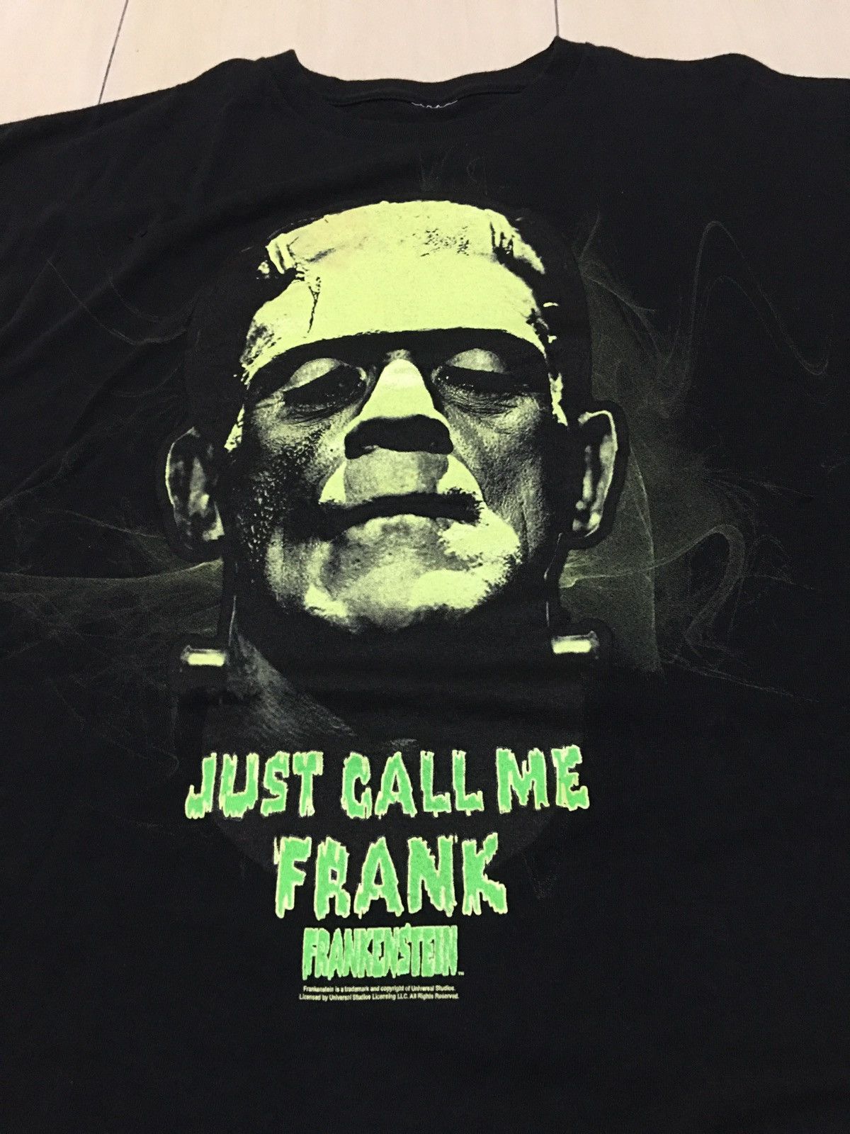Vintage Vintage Frankenstein Glow in The Dark Horror Movie Shirt Size US XXL / EU 58 / 5 - 7 Thumbnail