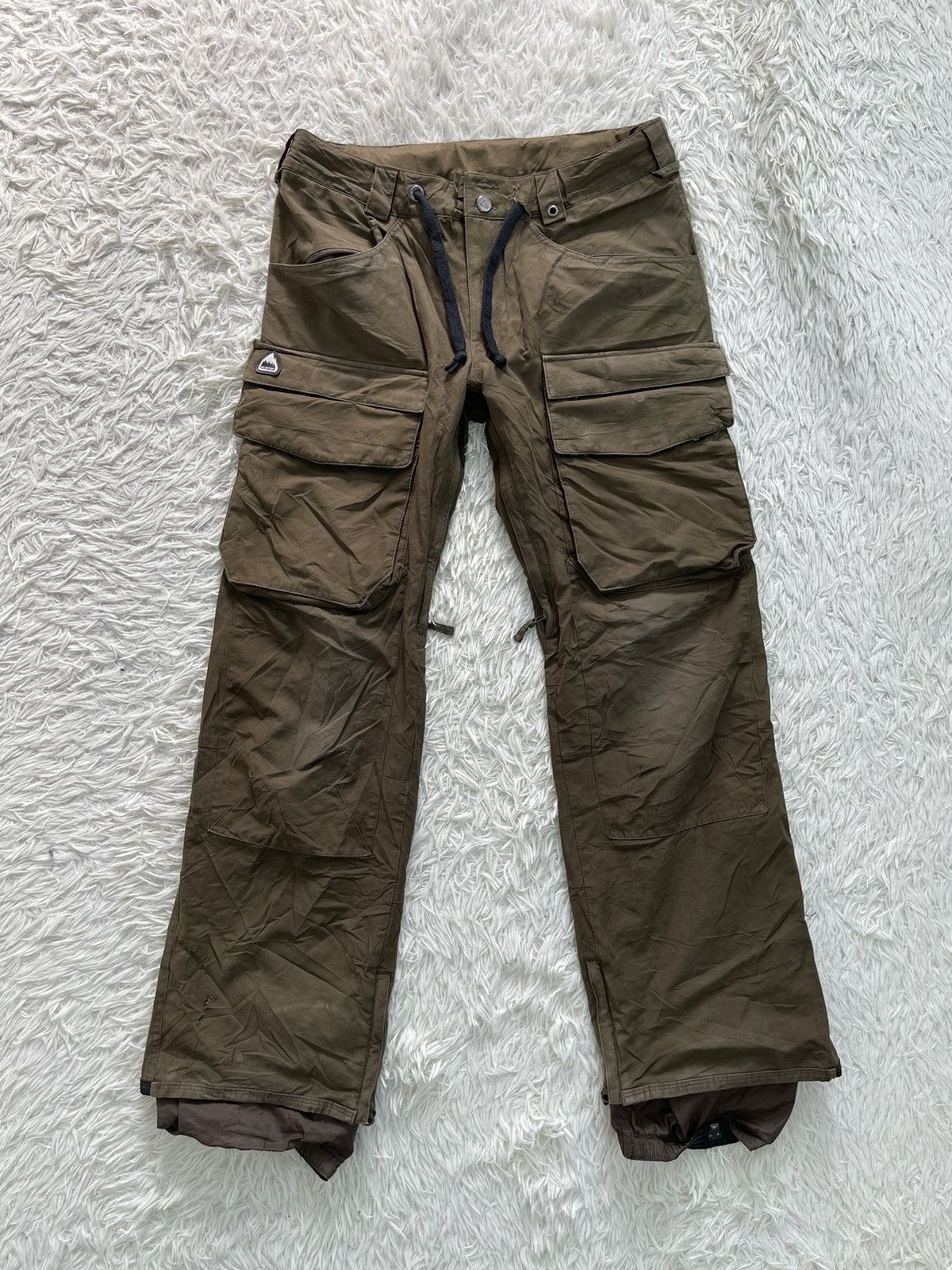 Burton × Vintage ❌DELETE TODAY🚨Vintage Burton Cargo Pants Baggy Streetwear Size US 30 / EU 46 - 2 Thumbnail