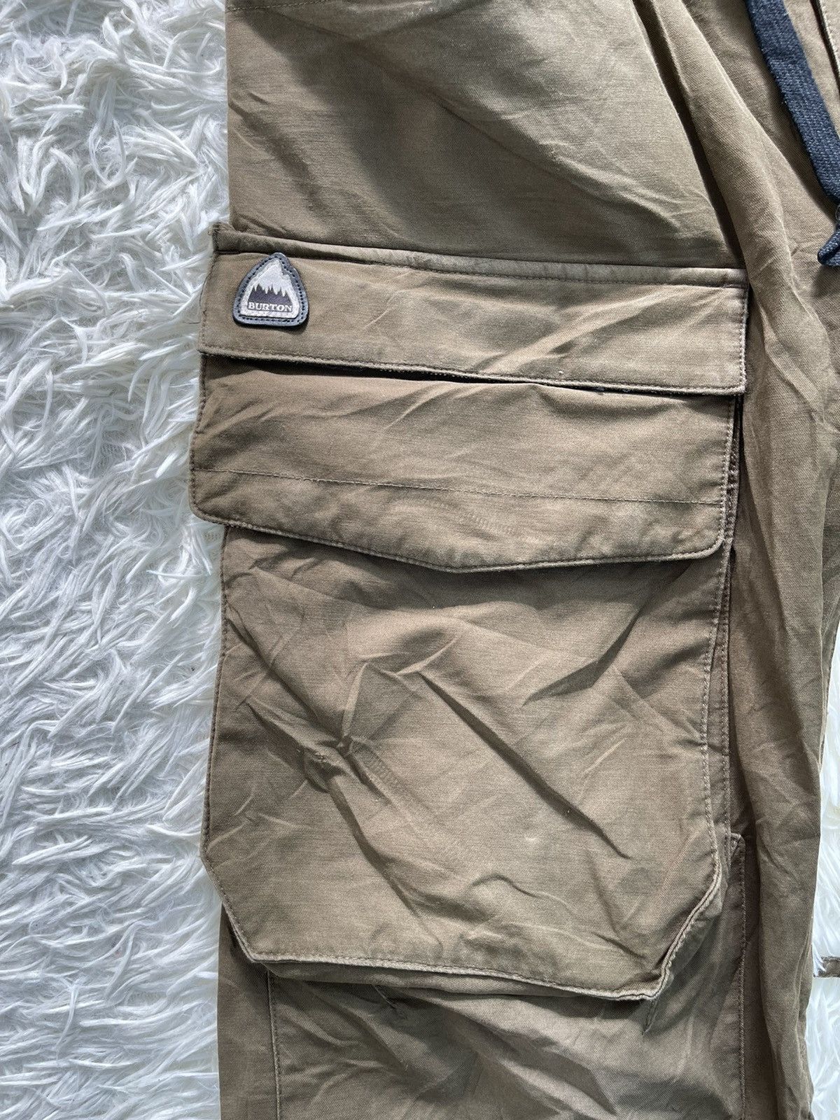 Burton × Vintage ❌DELETE TODAY🚨Vintage Burton Cargo Pants Baggy Streetwear Size US 30 / EU 46 - 4 Thumbnail